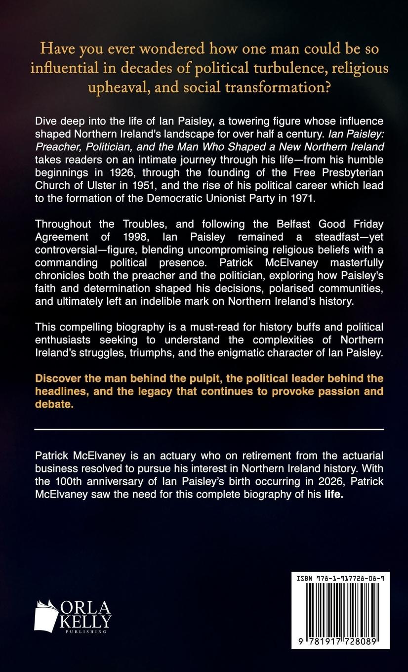 Rückseitencover Ian Paisley