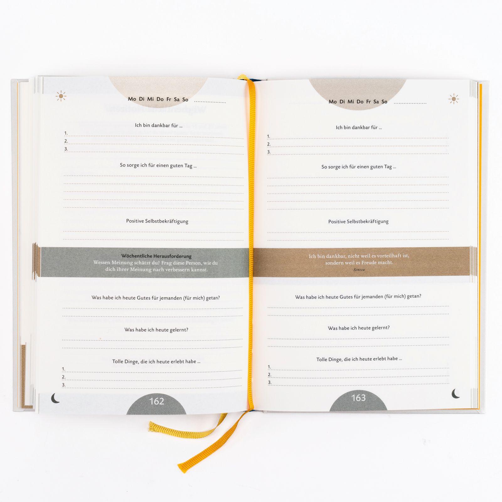 Beispielinhalt (Bild) Das 6-Minuten-Tagebuch 'Art Edition'