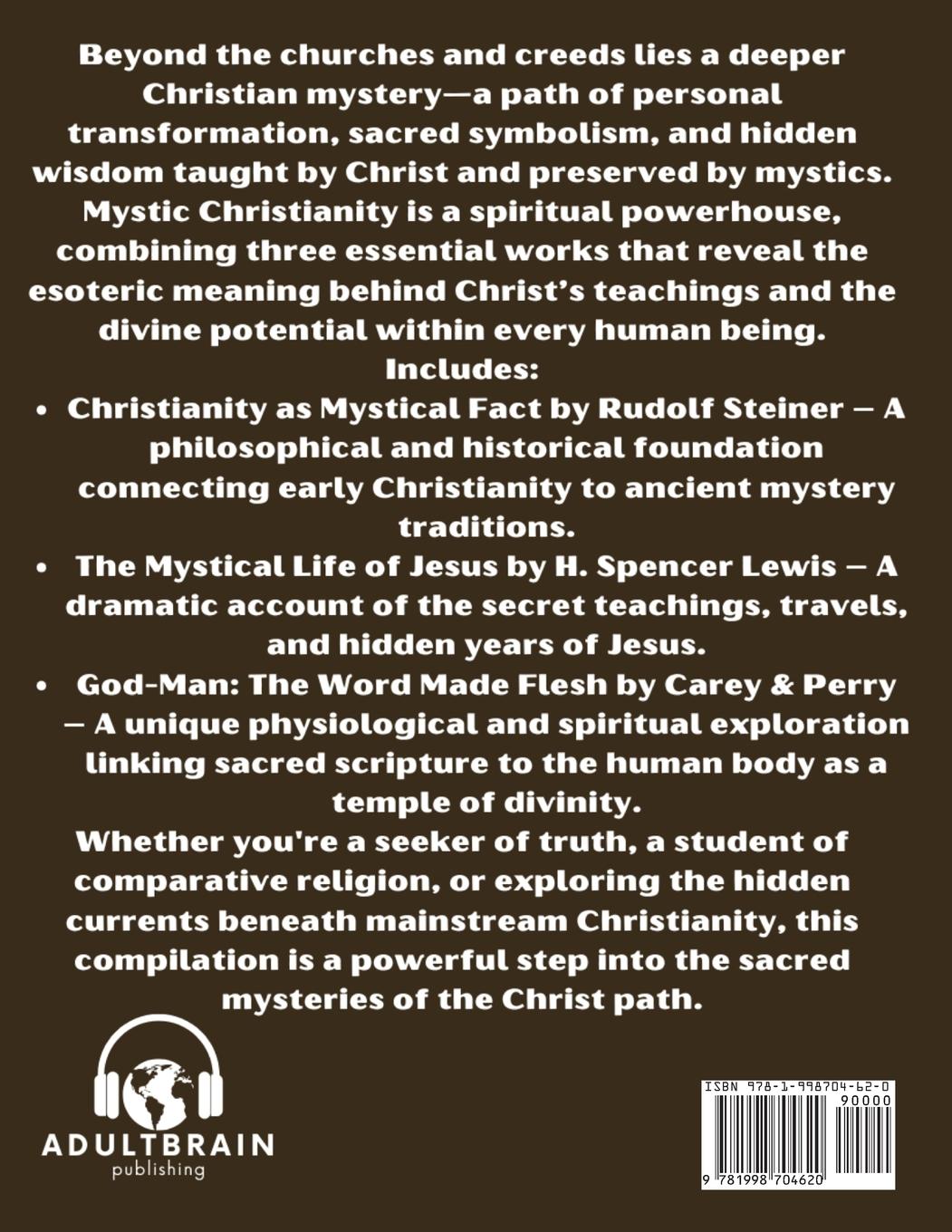 Rückseitencover Mystic Christianity