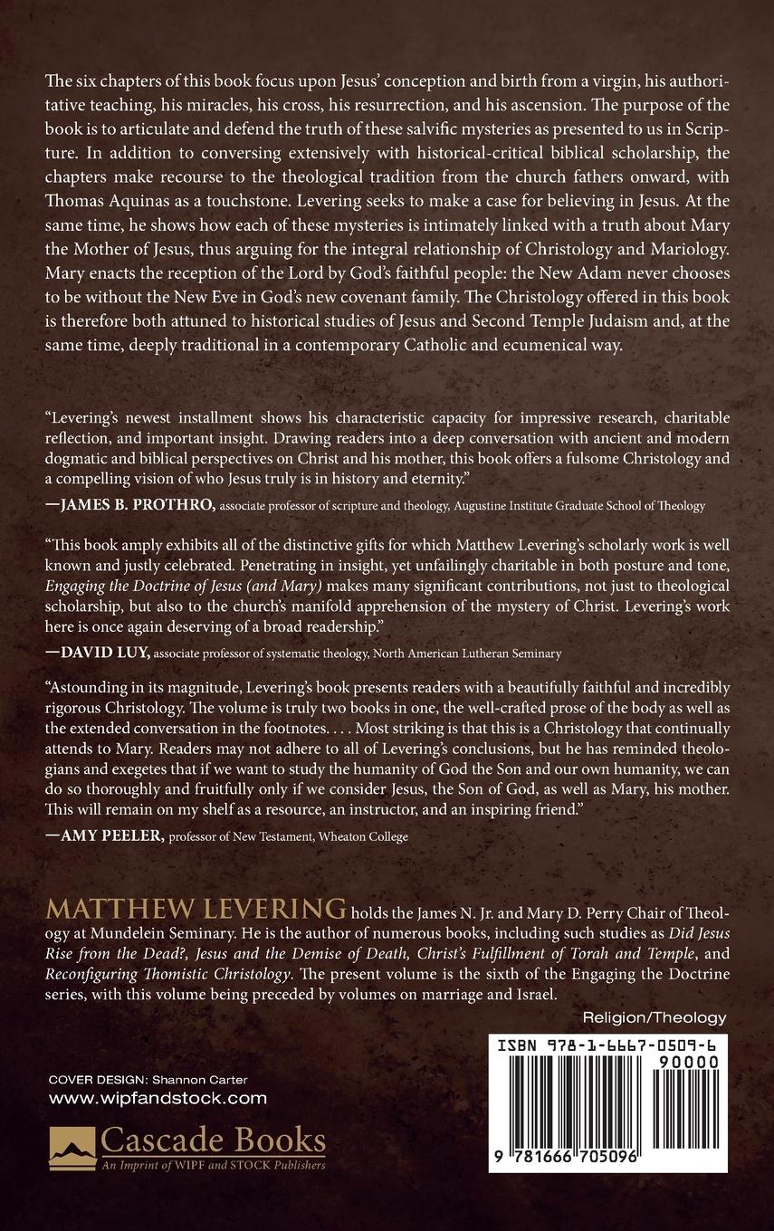Rückseitencover Engaging the Doctrine of Jesus (and Mary)