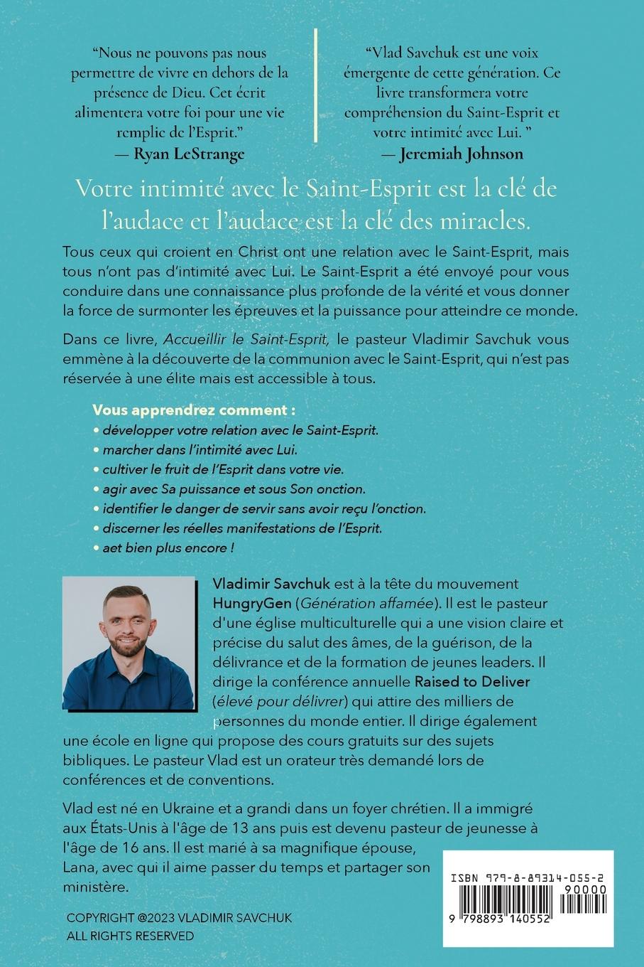 Rückseitencover Host The Holy Ghost (French Edition)