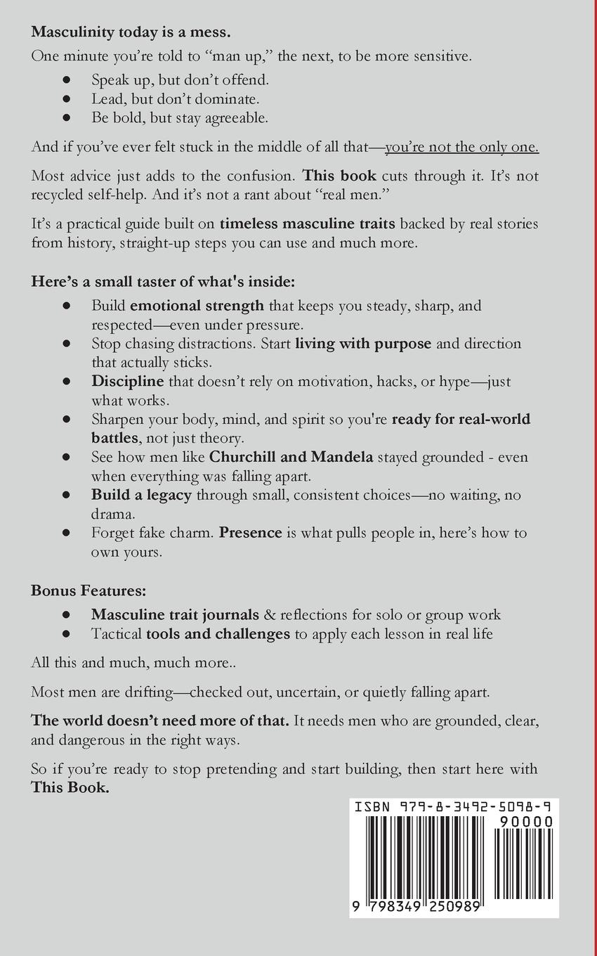 Rückseitencover Masculinity Reforged