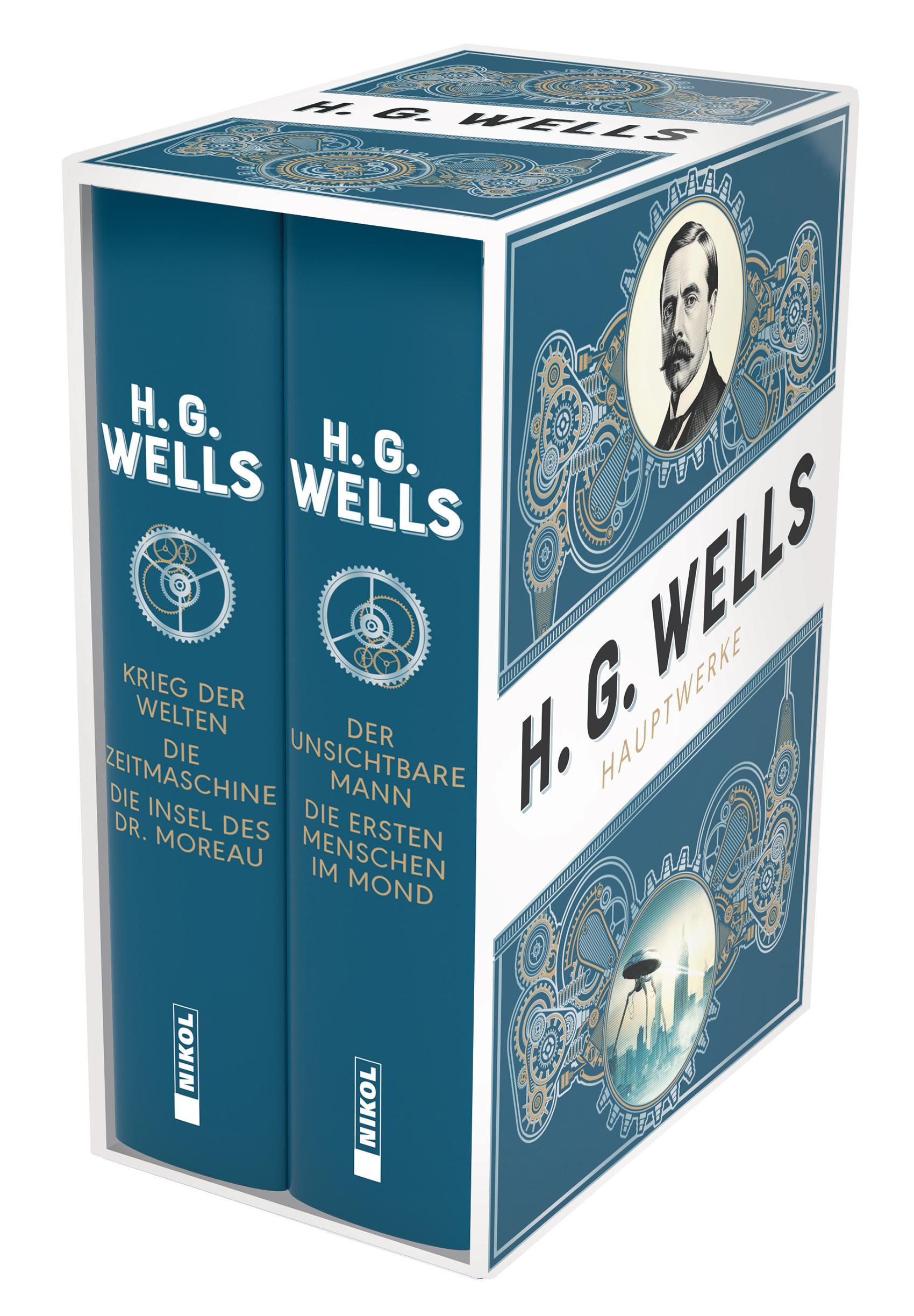 Vorderes Coverbild H.G. Wells: 2 Bände im Schuber