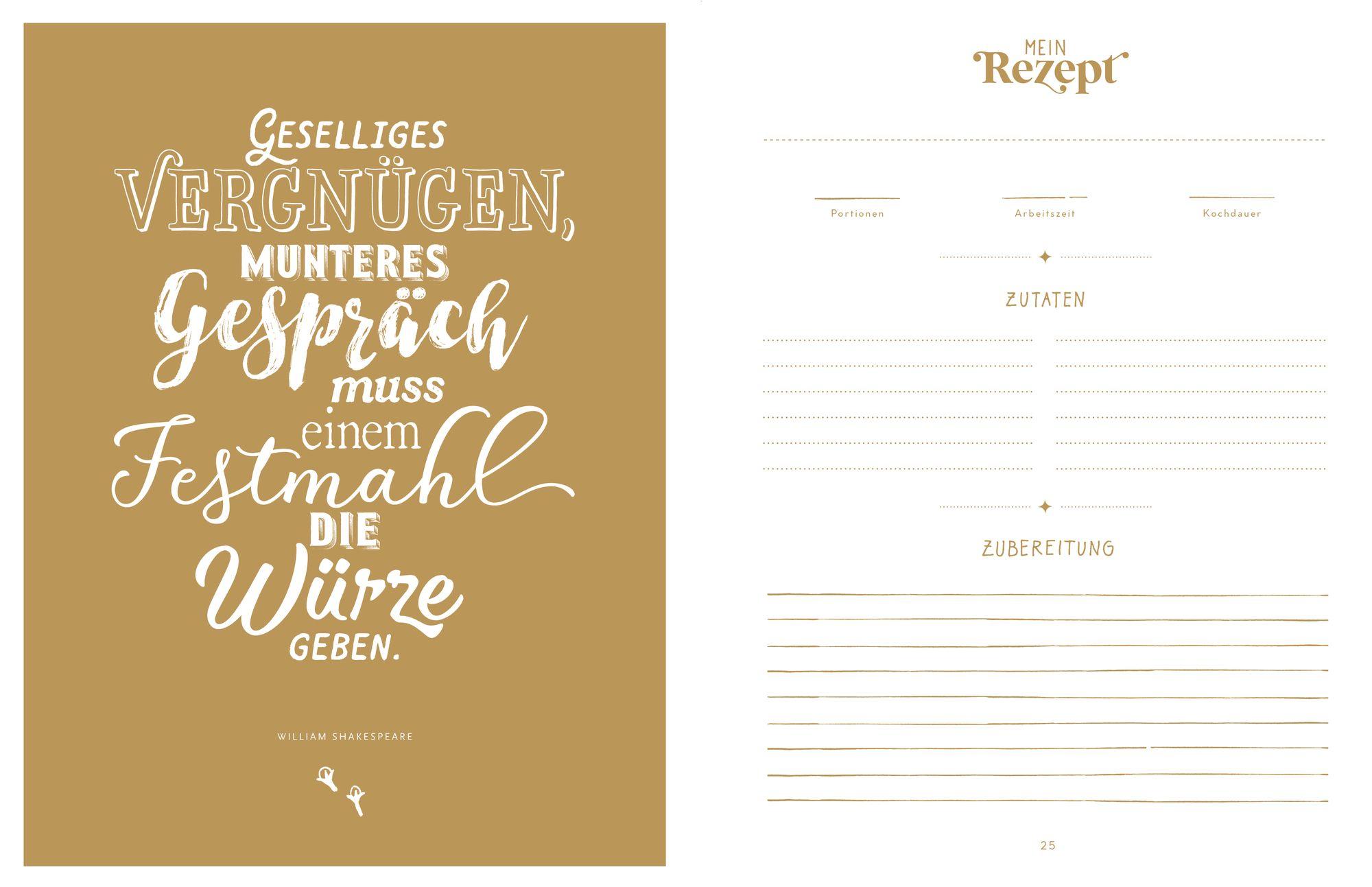 Beispielinhalt (Bild) Meine liebsten Rezepte - Bake a Wish