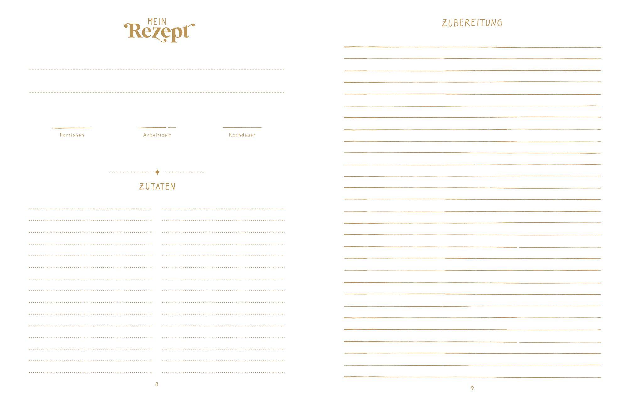 Beispielinhalt (Bild) Meine liebsten Rezepte - Bake a Wish