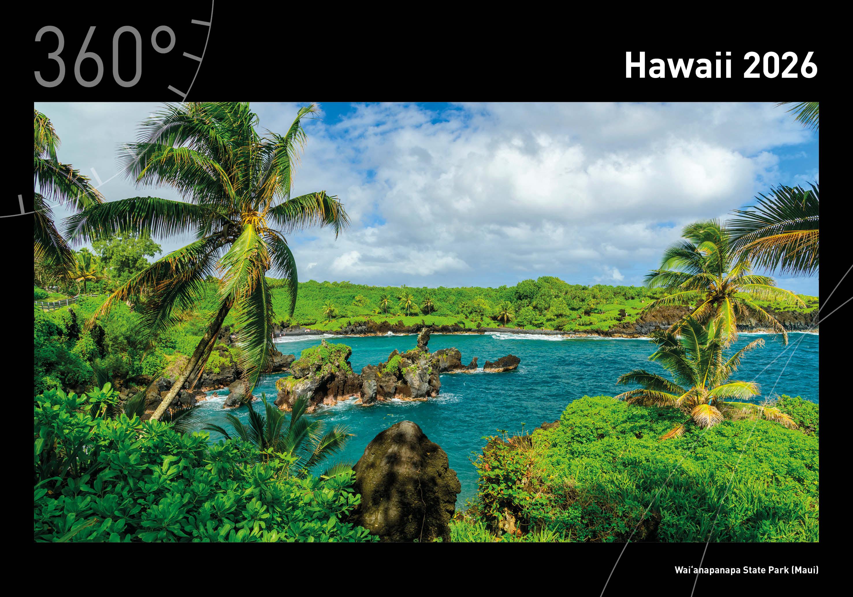 Vorderes Coverbild Hawaii Premiumkalender 2026