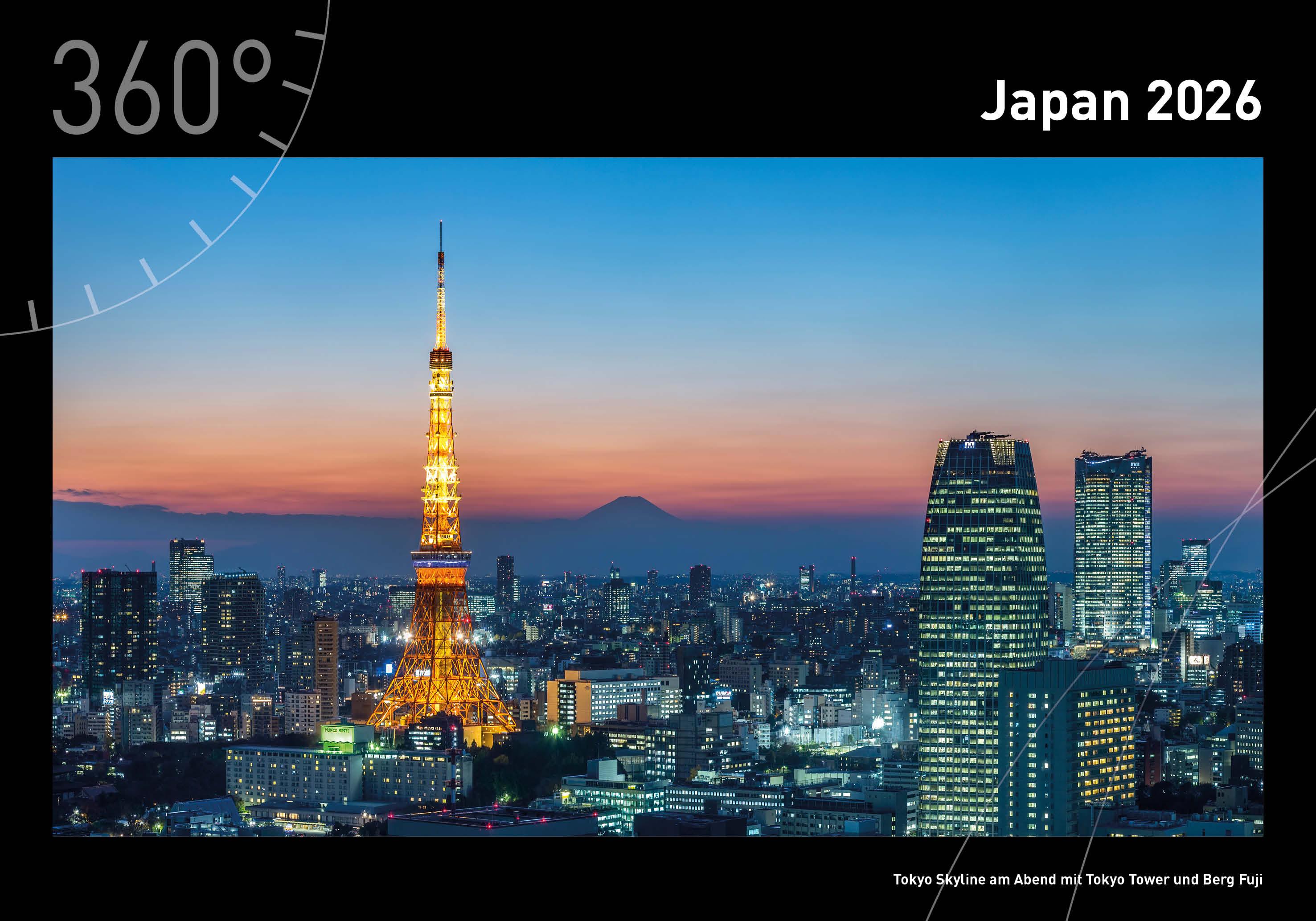 Vorderes Coverbild Japan Premiumkalender 2026