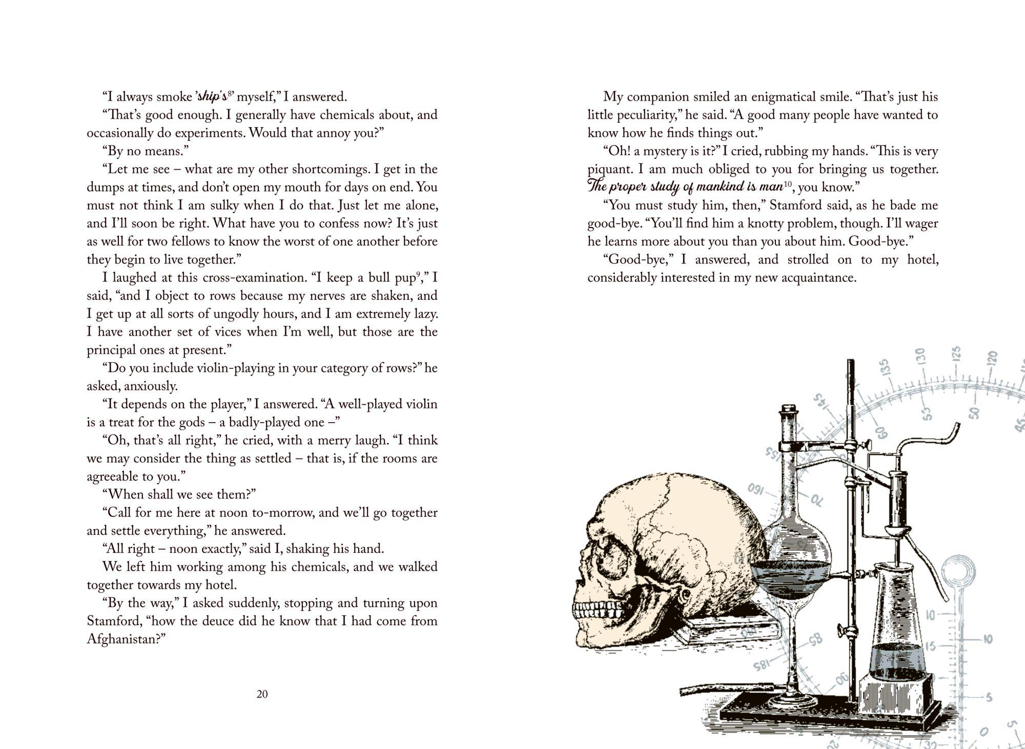 Beispielinhalt (Bild) Sherlock Holmes (English Edition Vol. 1)