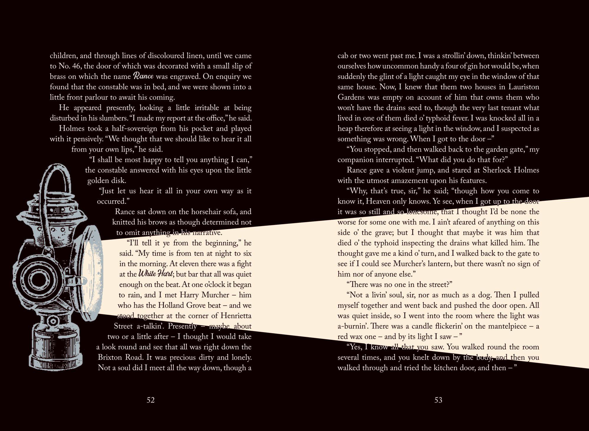 Beispielinhalt (Bild) Sherlock Holmes (English Edition Vol. 1)