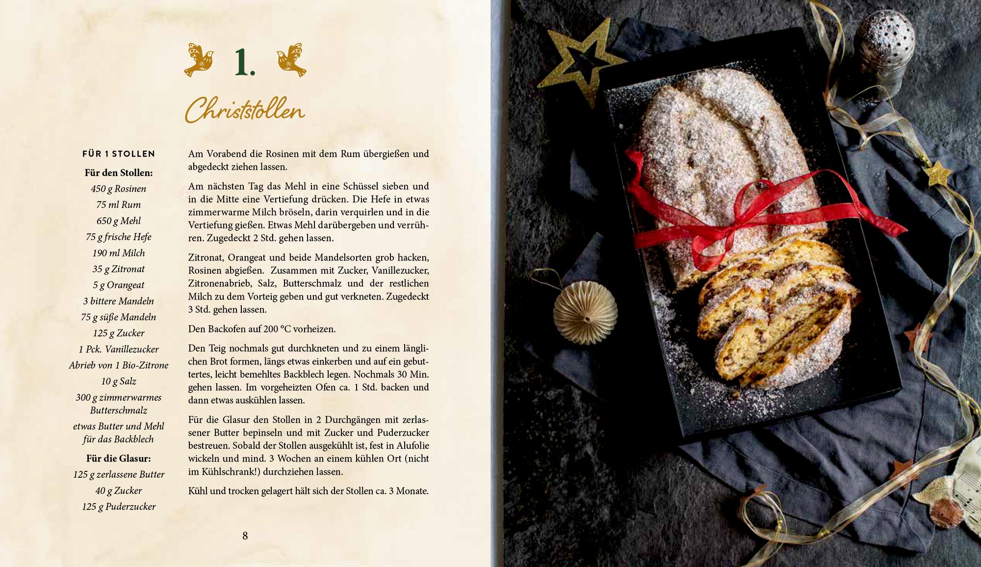 Beispielinhalt (Bild) 24 Köstlichkeiten bis Weihnachten