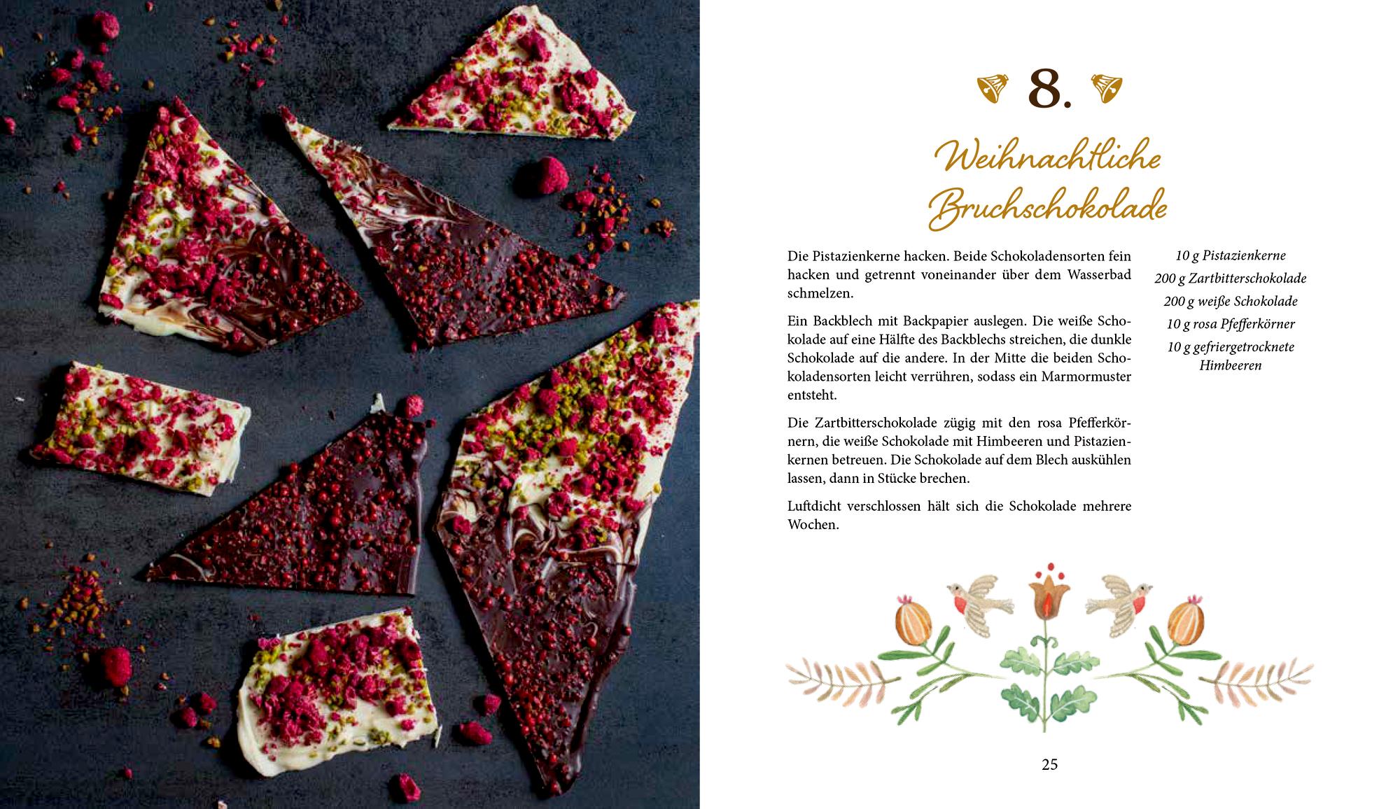 Beispielinhalt (Bild) 24 Köstlichkeiten bis Weihnachten