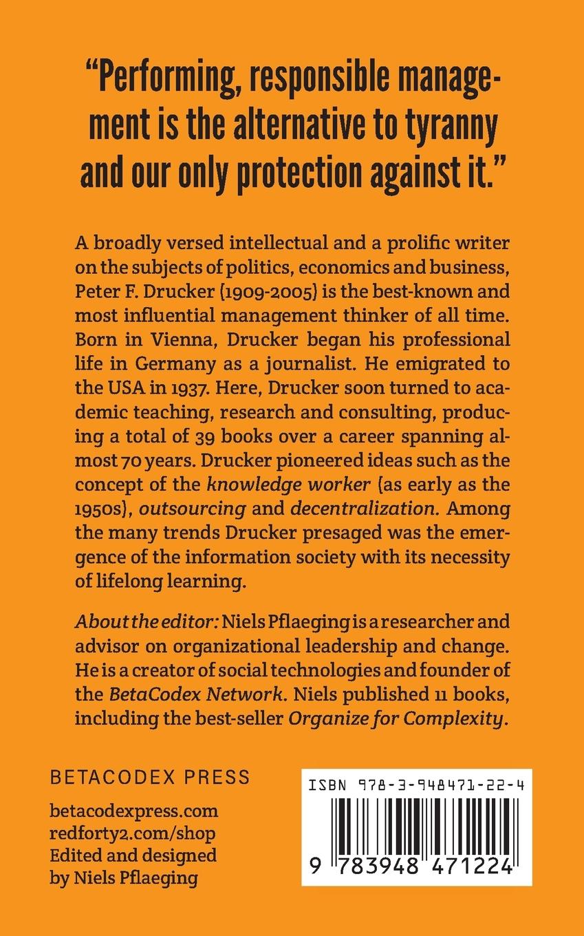 Rückseitencover What would Drucker do?