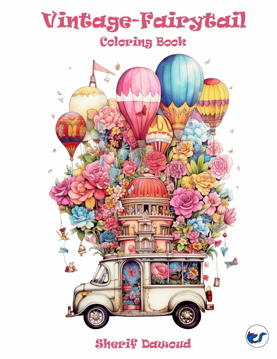 Vorderes Coverbild Vintage-Fairytale Coloring Book