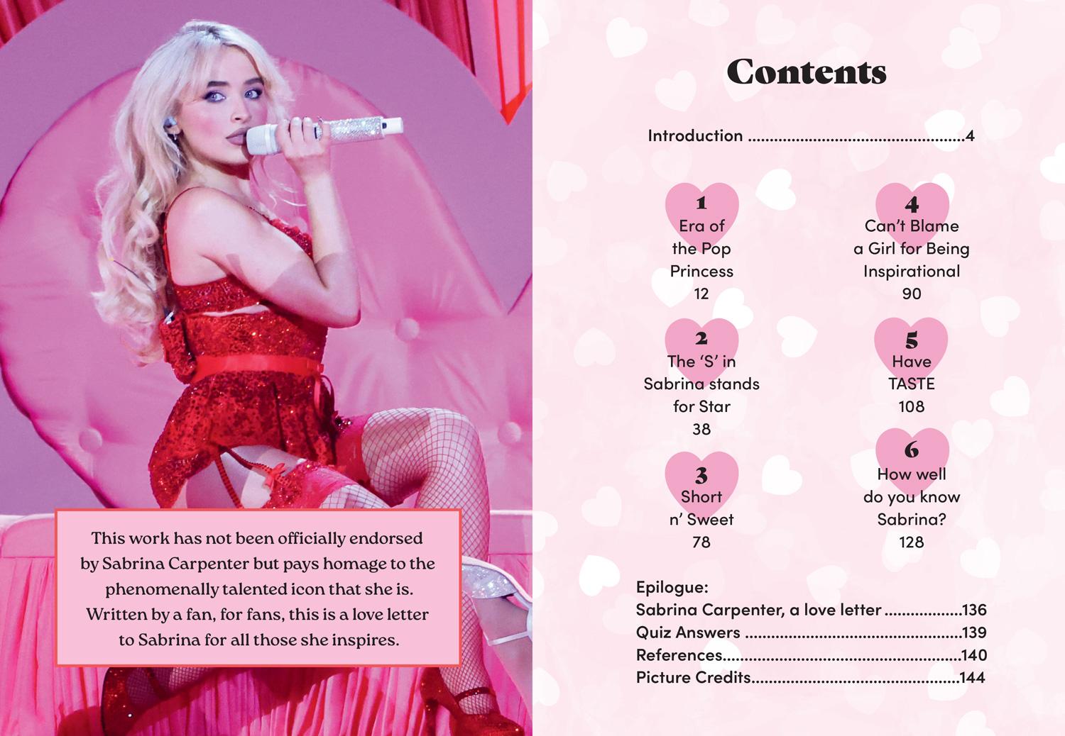 Beispielinhalt (Bild) Sabrina Carpenter