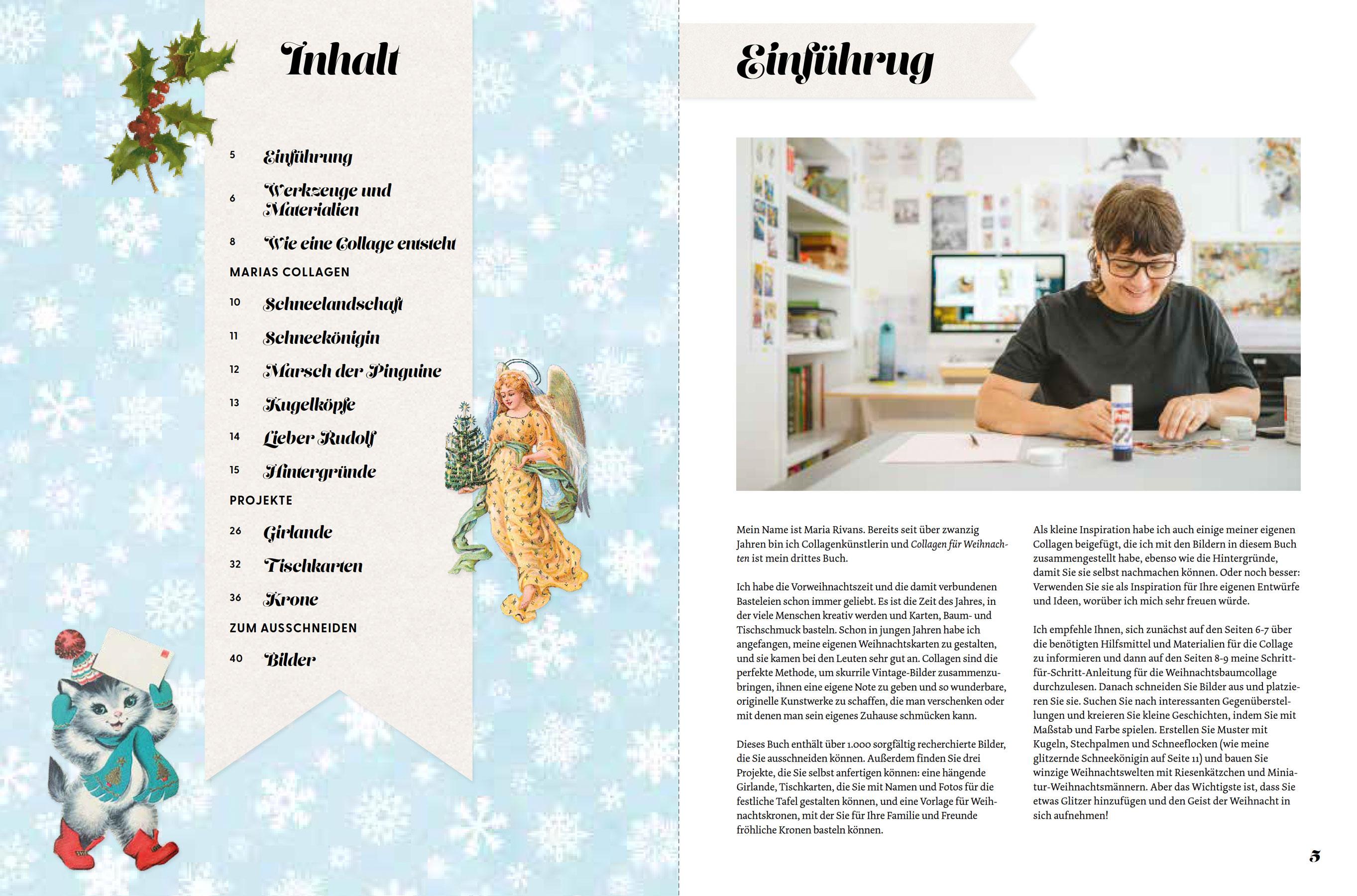 Beispielinhalt (Bild) Collagen für die Weihnachtszeit