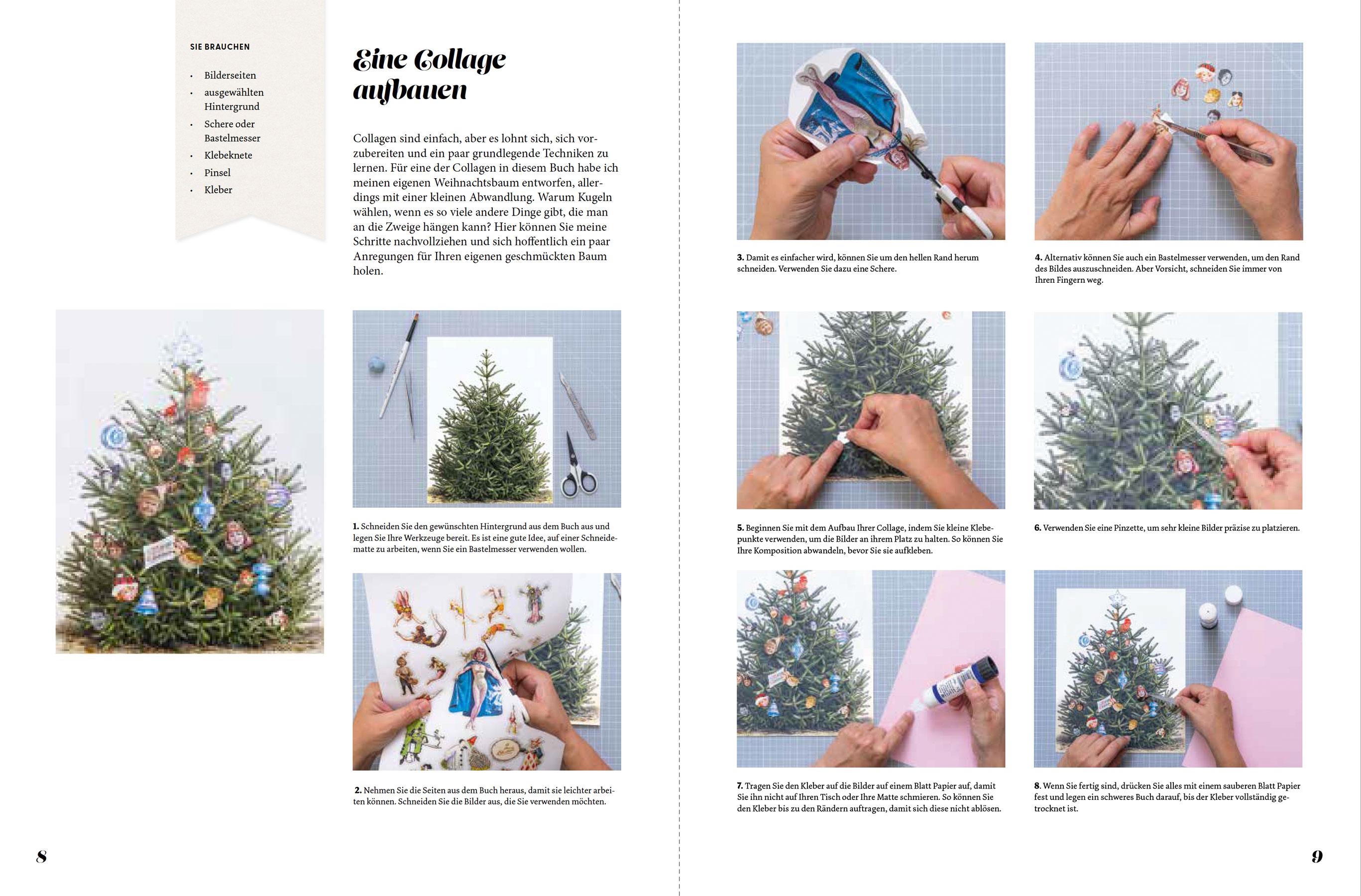 Beispielinhalt (Bild) Collagen für die Weihnachtszeit