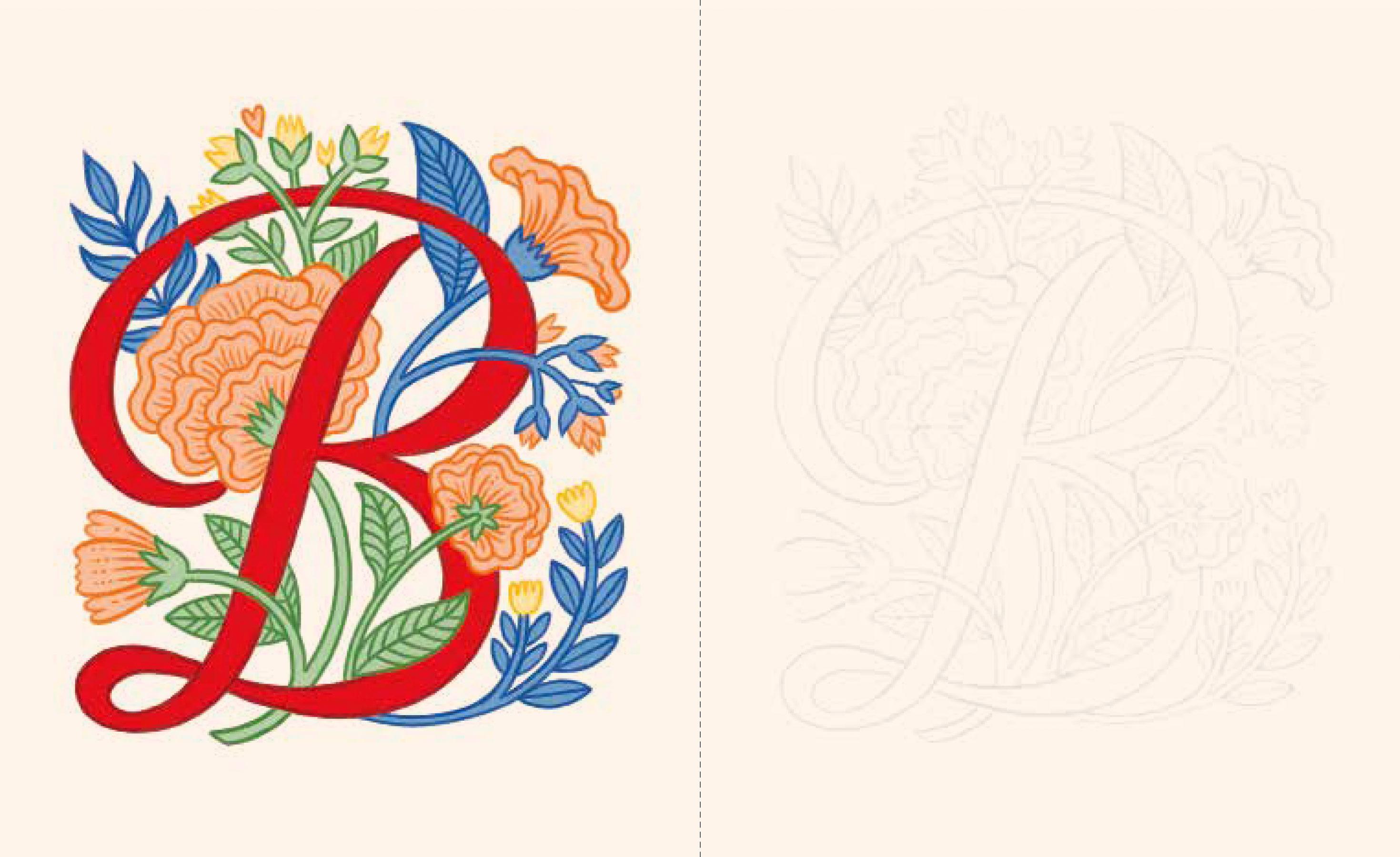 Beispielinhalt (Bild) Kreatives Handlettering