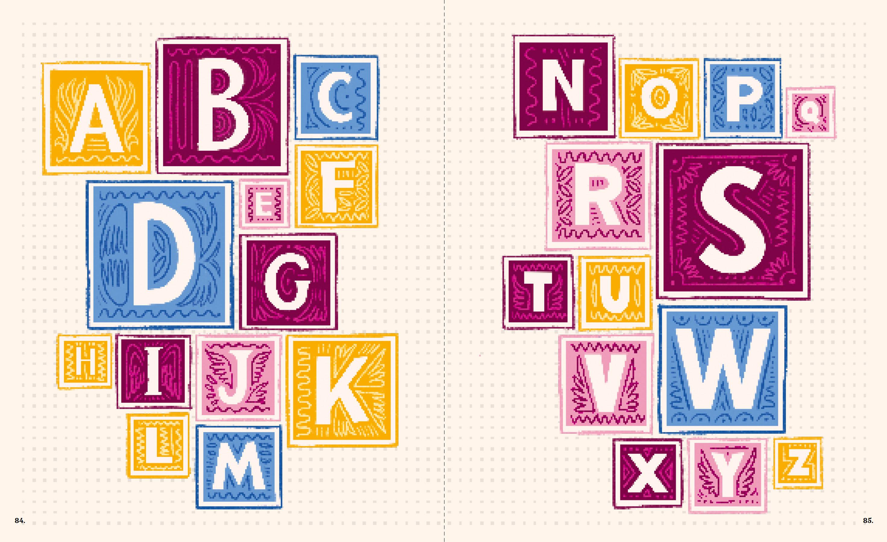 Beispielinhalt (Bild) Kreatives Handlettering