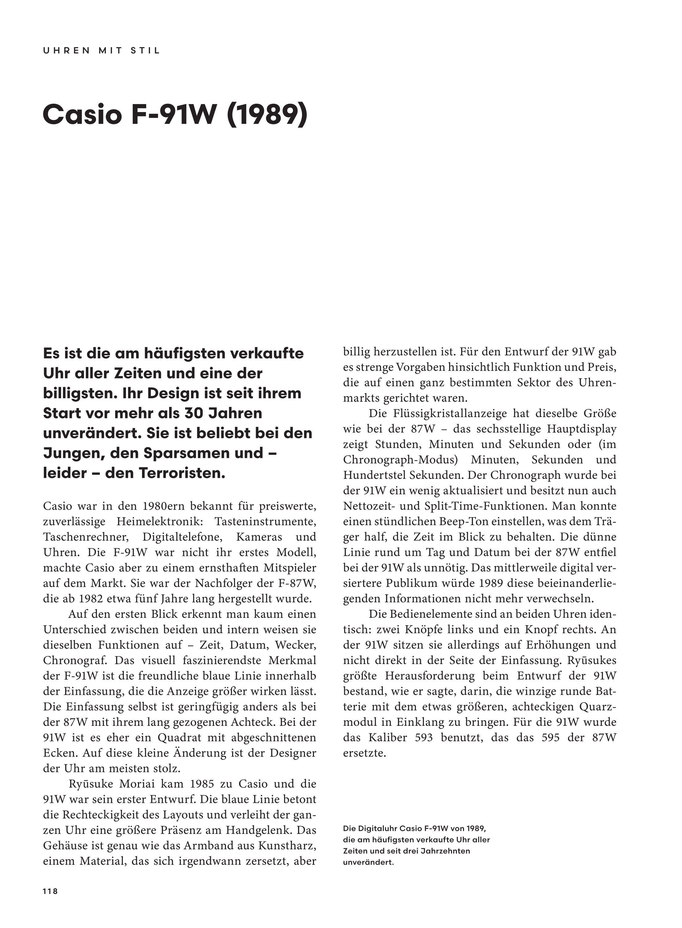 Beispielinhalt (Bild) Uhren mit Stil