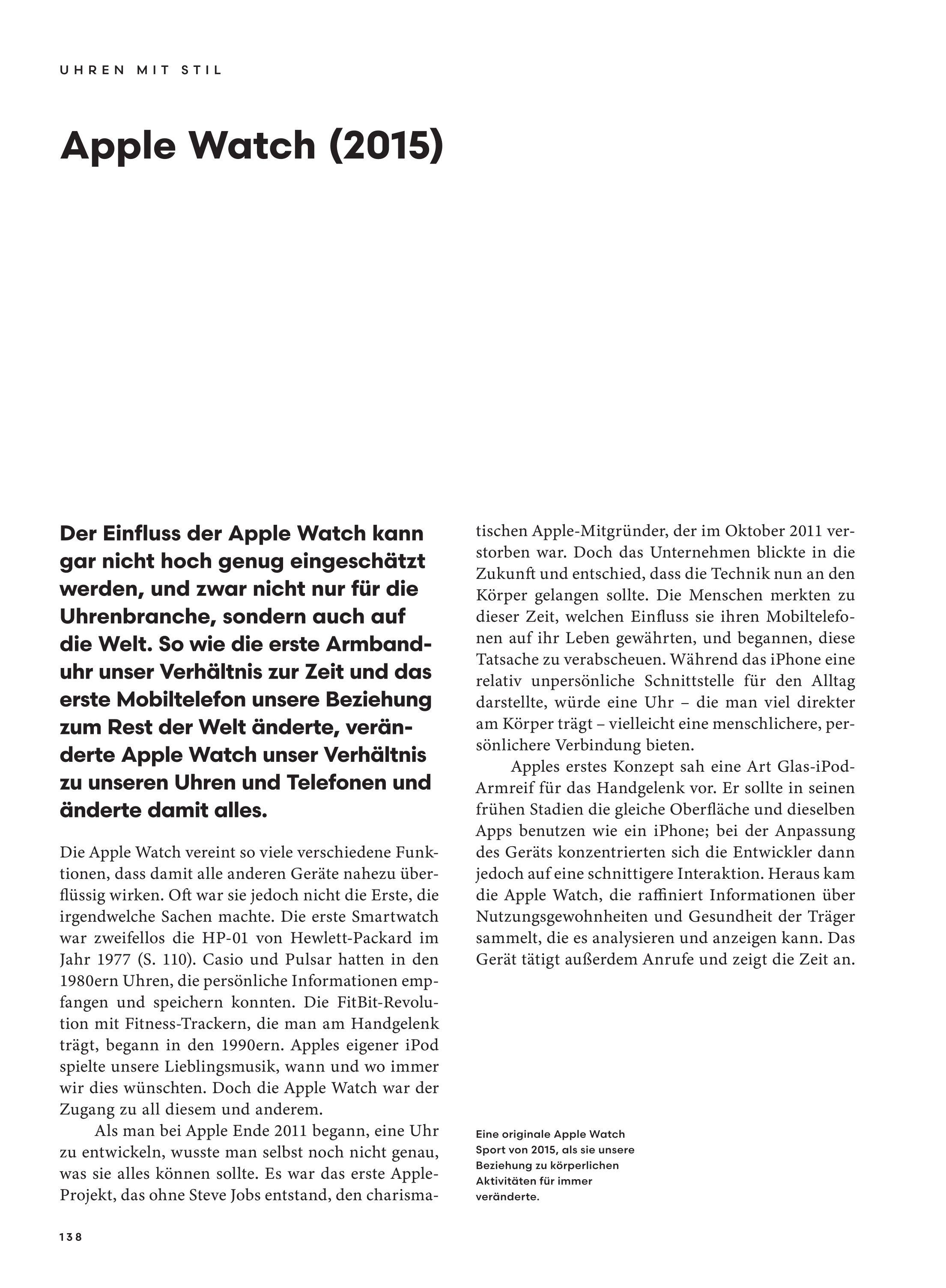 Beispielinhalt (Bild) Uhren mit Stil