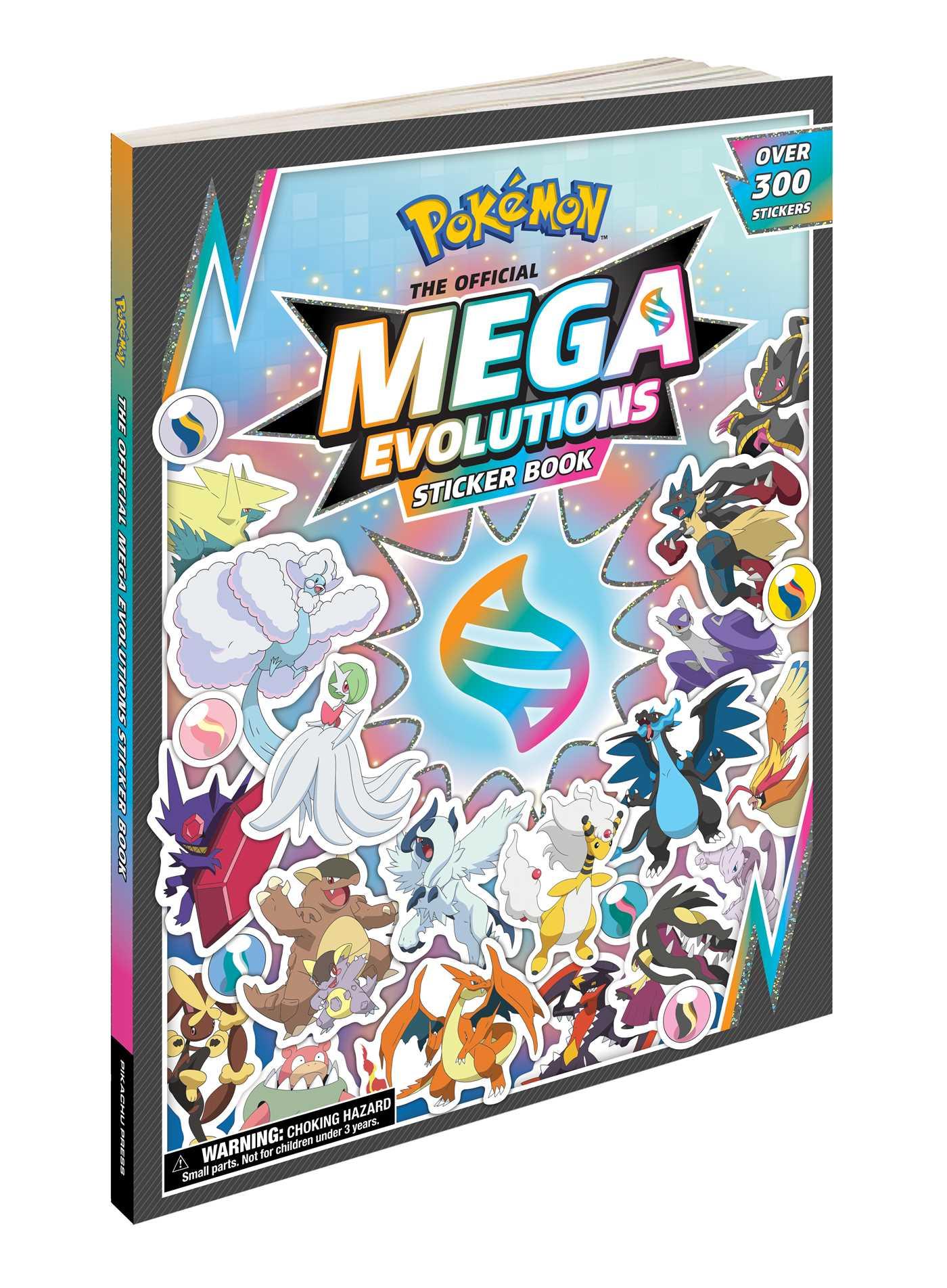 Vorderes Coverbild Pokémon the Official Mega Evolutions Sticker Book