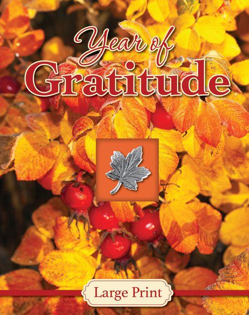 Vorderes Coverbild Year of Gratitude - Large Print (Daily Prayer Books)