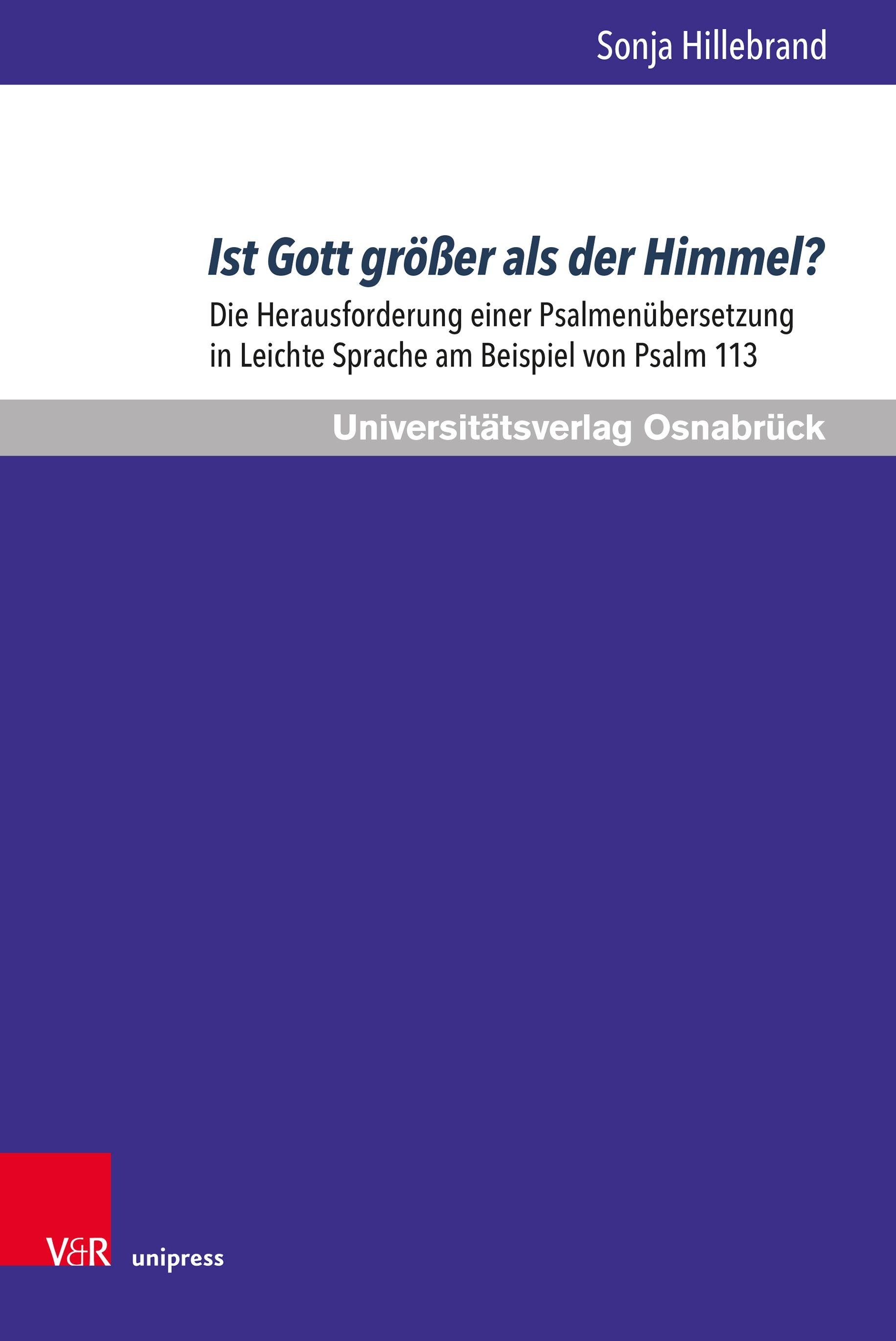 Vorderes Coverbild Ist Gott größer als der Himmel?