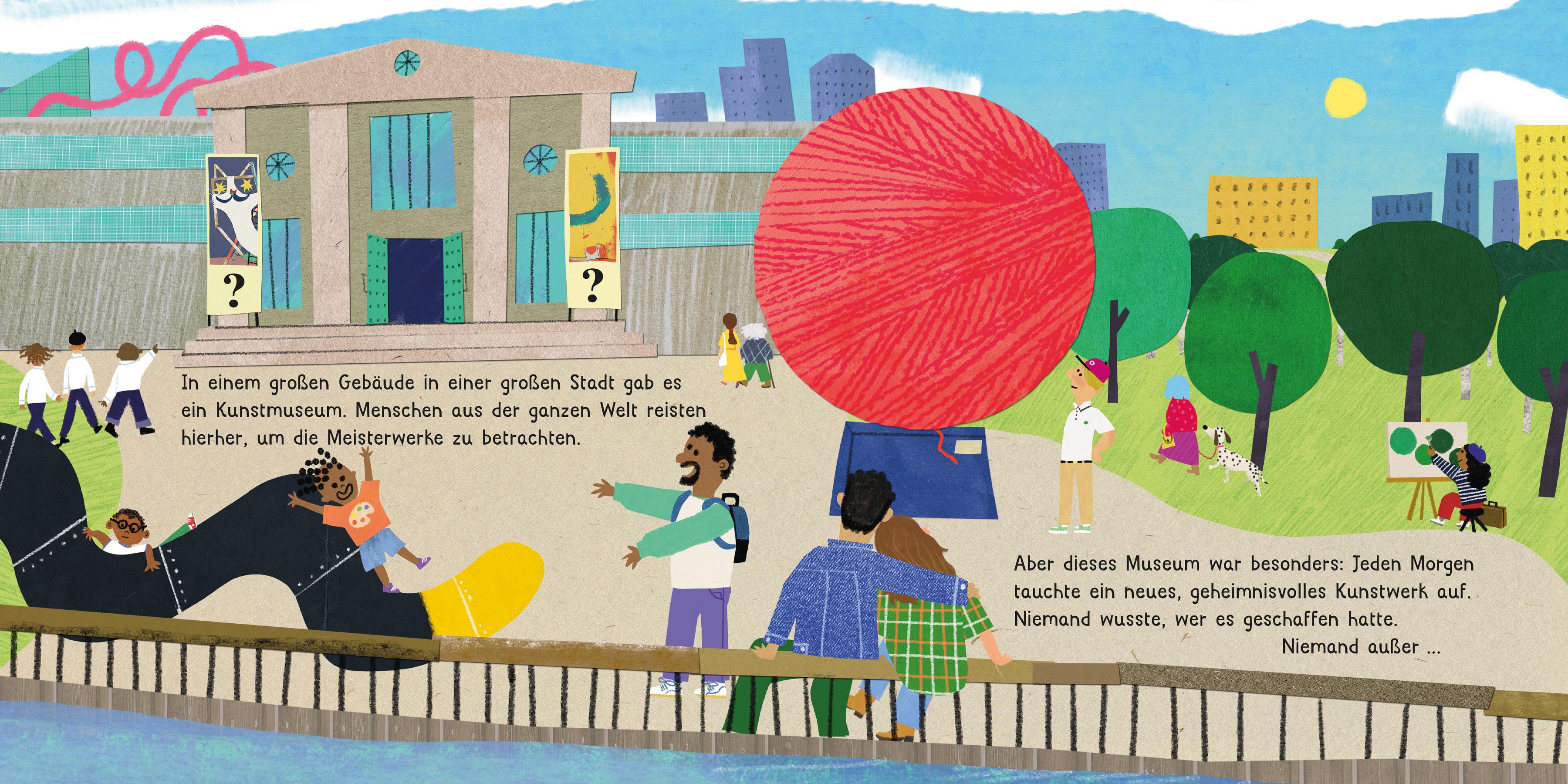 Beispielinhalt (Bild) Matilda und Barksy (Kunst für Kinder)