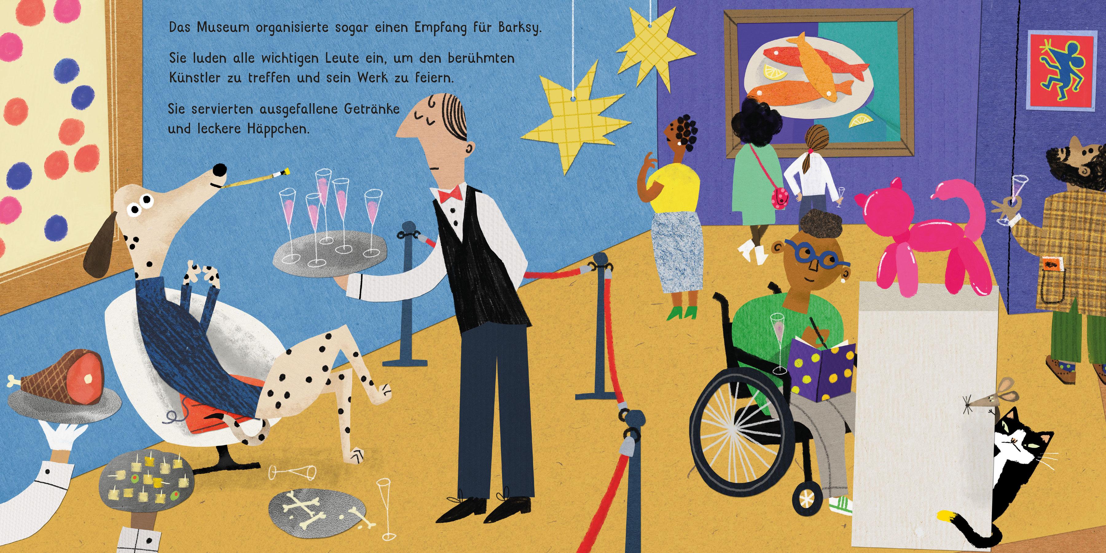 Beispielinhalt (Bild) Matilda und Barksy (Kunst für Kinder)