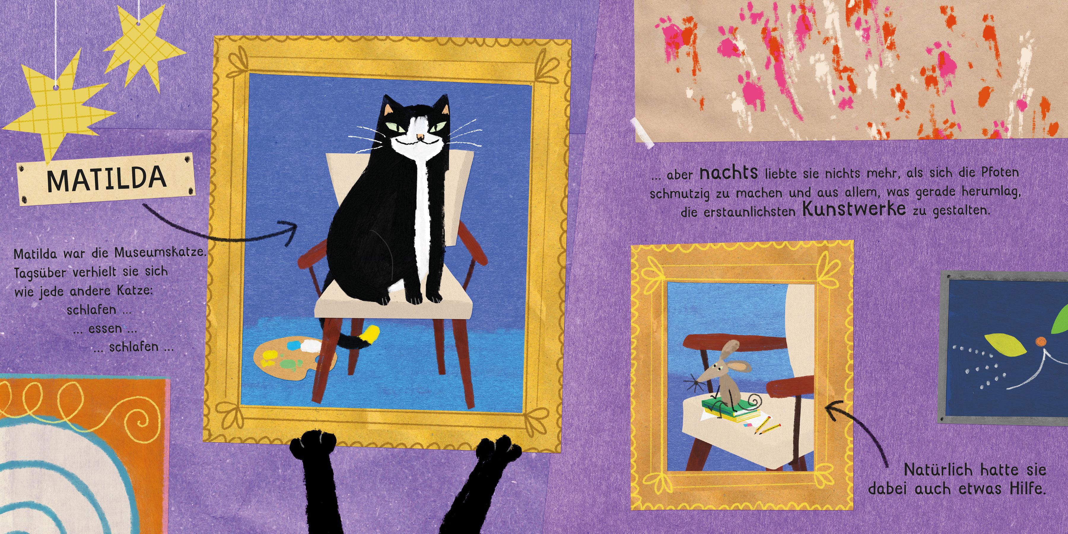 Beispielinhalt (Bild) Matilda und Barksy (Kunst für Kinder)