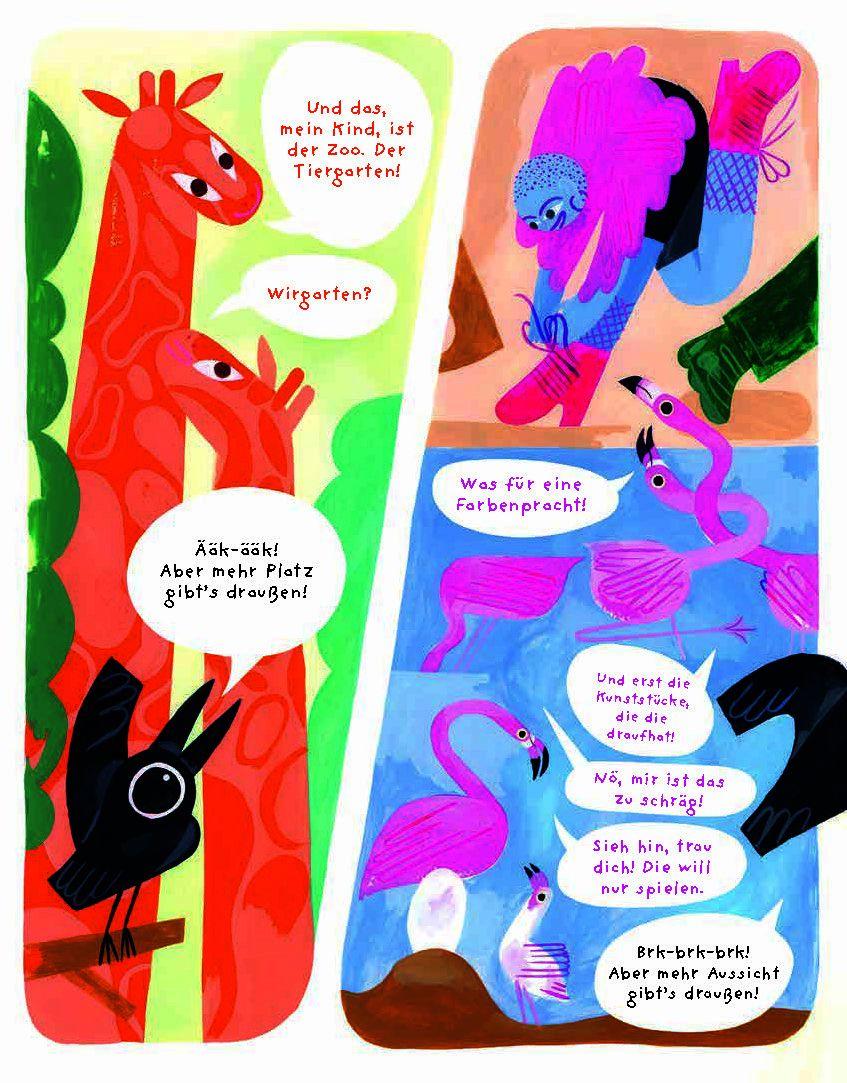 Beispielinhalt (Bild) Na Zoowas! Wie die Wilde Kraa den Tiergarten aufmischte