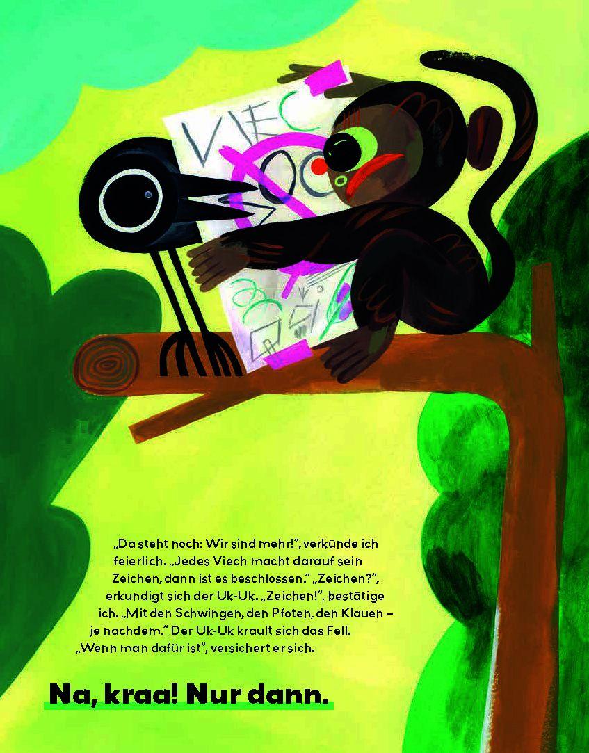 Beispielinhalt (Bild) Na Zoowas! Wie die Wilde Kraa den Tiergarten aufmischte