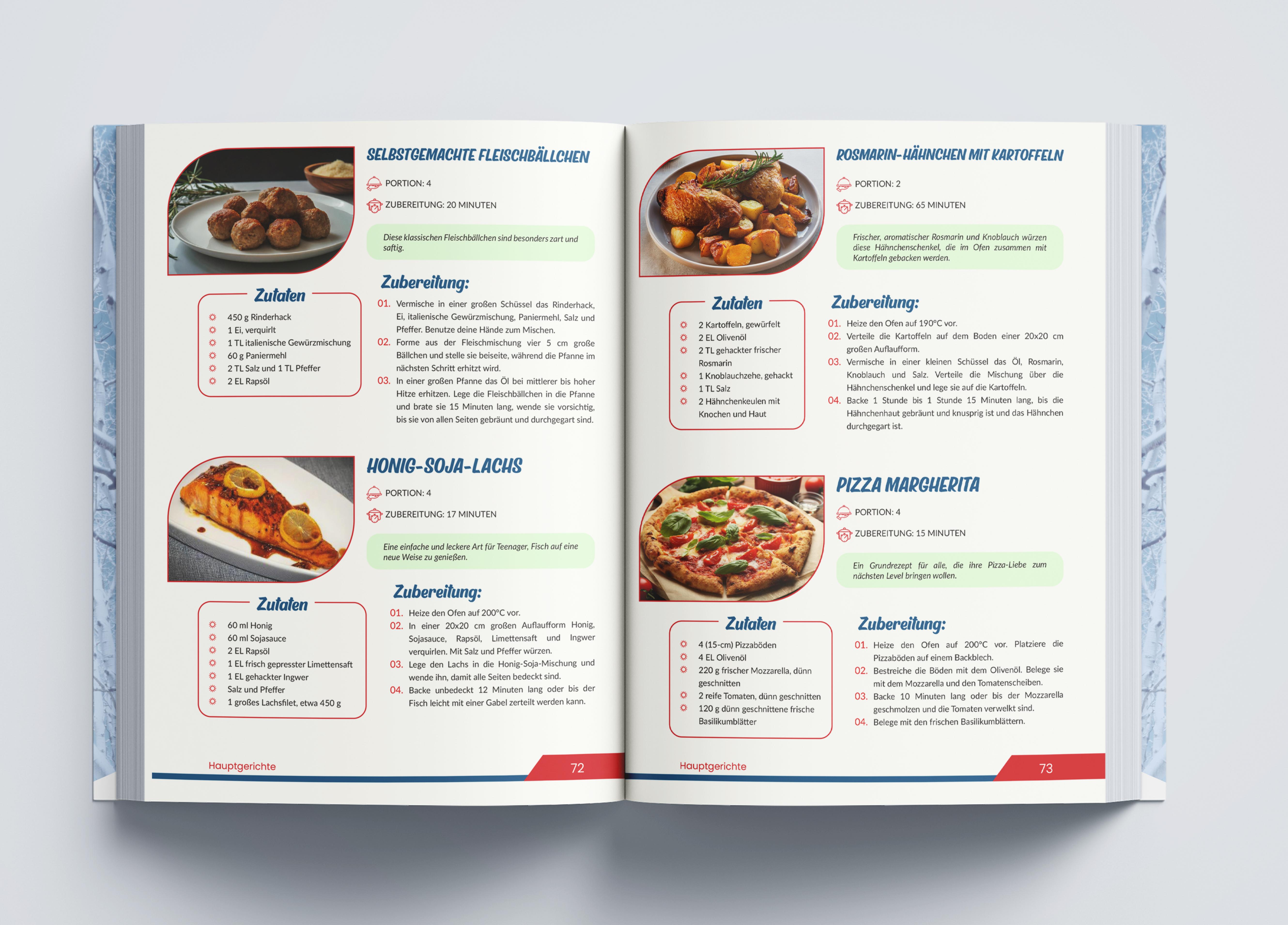 Beispielinhalt (Bild) #SoloChefs: Mit 5 Zutaten, Maximaler Geschmack - Einfache, leckere Rezepte und immer mit Farbfotos | Das perfekte Kochbuch für Teenager