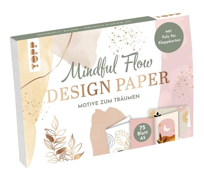 Vorderes Coverbild Design Paper Mindful Flow A5