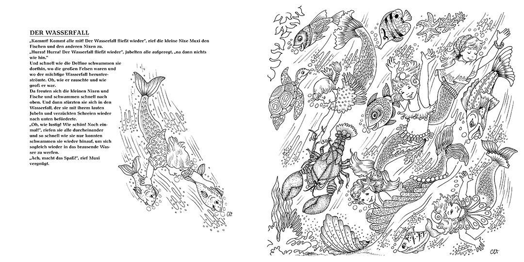 Beispielinhalt (Bild) Christl Vogls Ausmalreise - Durchs Jahr