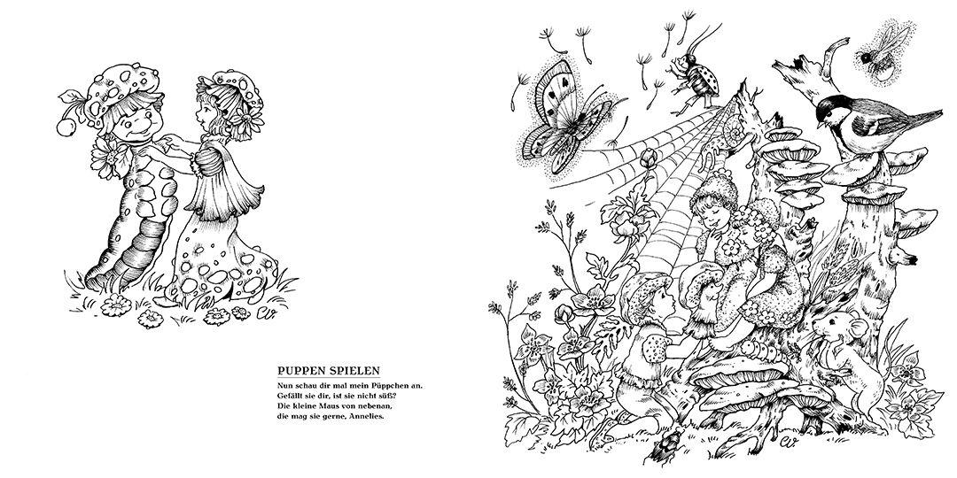 Beispielinhalt (Bild) Christl Vogls Ausmalreise - Durchs Jahr