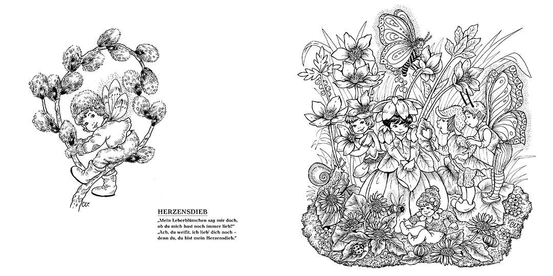 Beispielinhalt (Bild) Christl Vogls Ausmalreise - Durchs Jahr