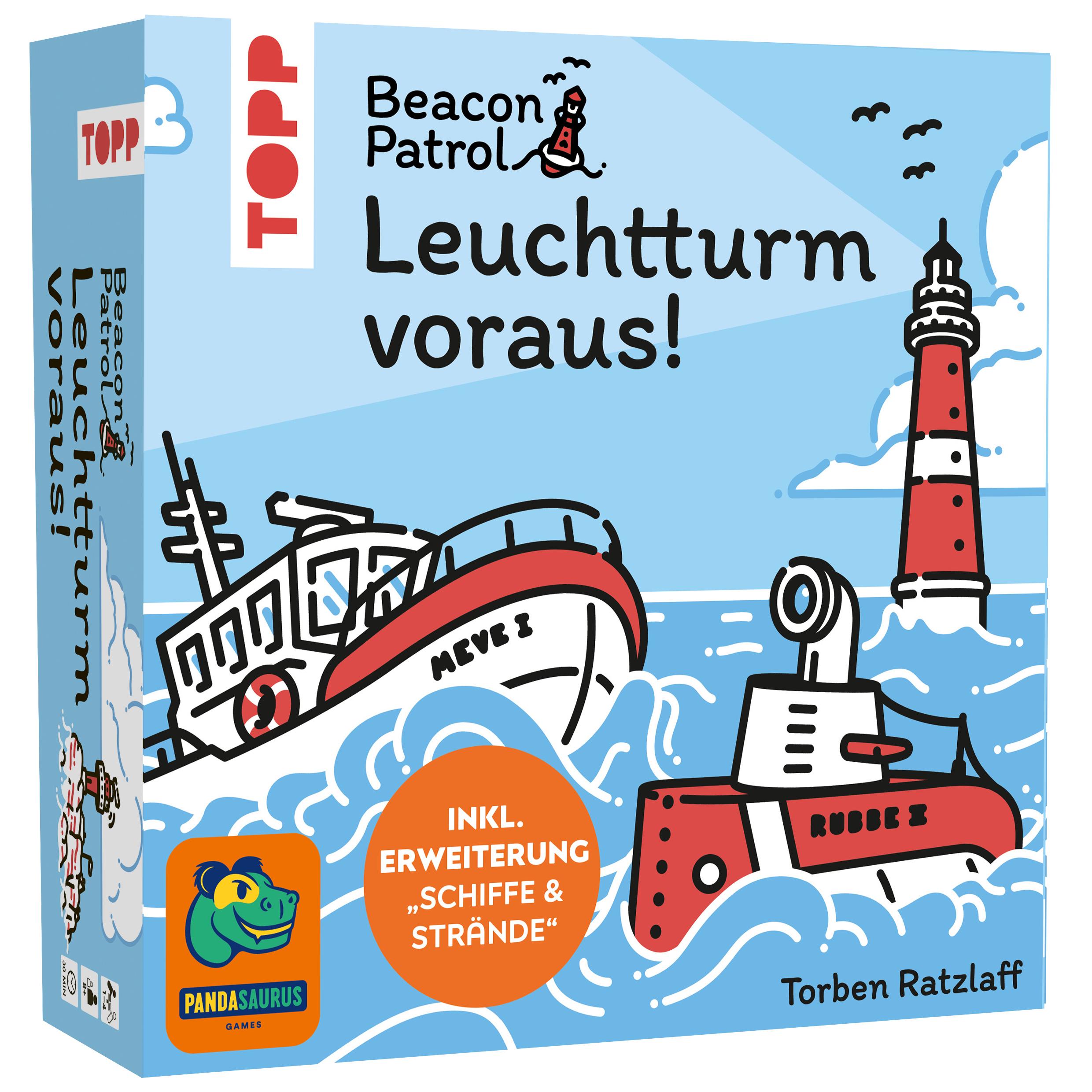 Vorderes Coverbild Leuchtturm voraus! Beacon Patrol (deutsche Ausgabe). Inkl. Erweiterung "Schiffe & Strände"
