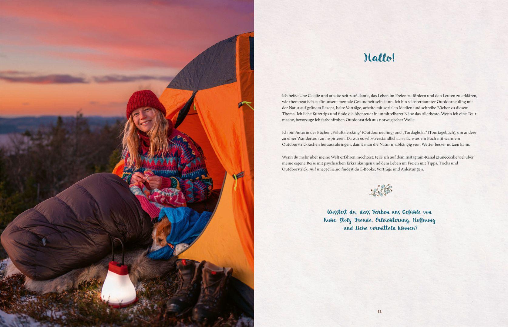 Beispielinhalt (Bild) Fargerik - Farbenfrohe Strickideen aus Norwegen