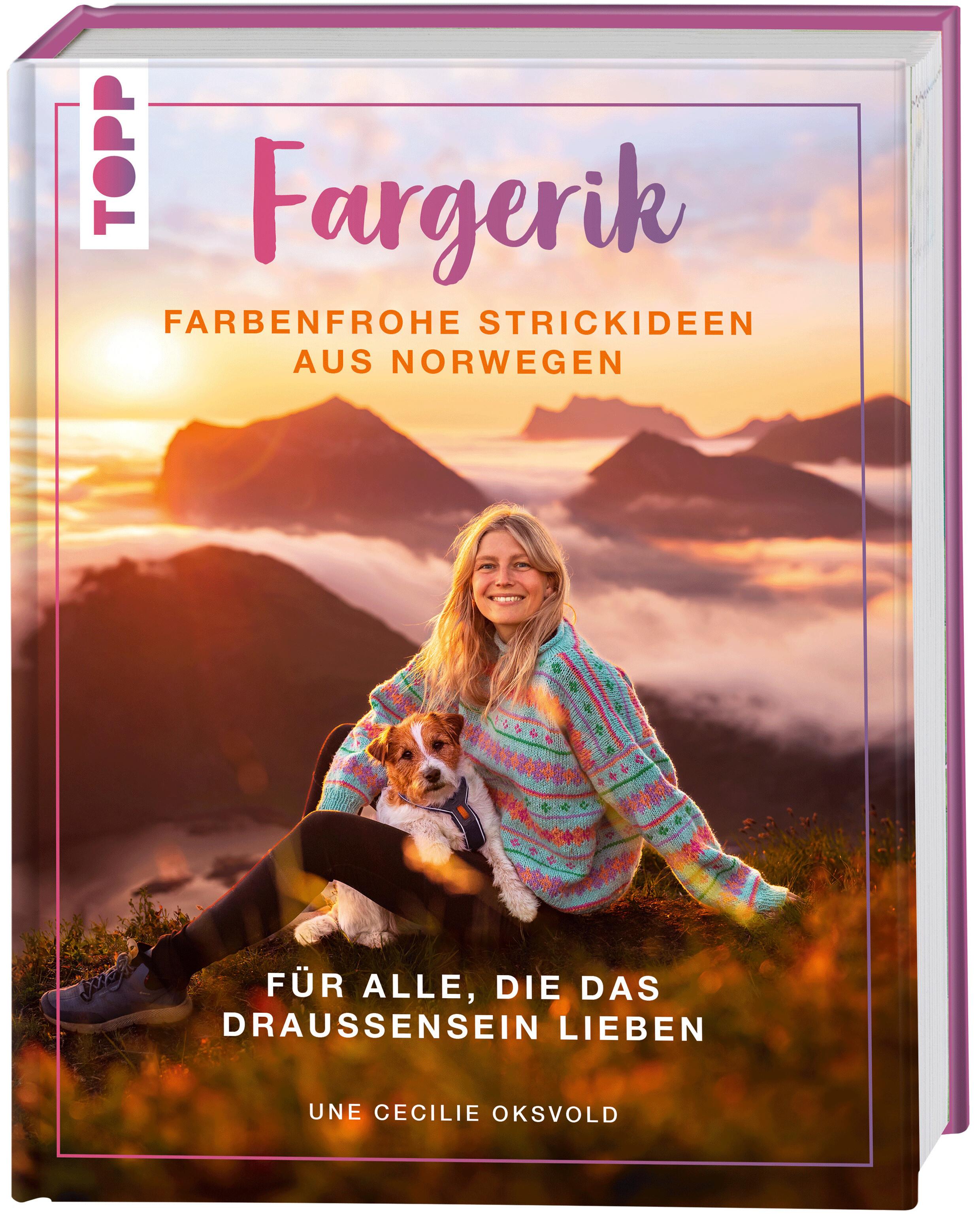 Vorderes Coverbild Fargerik - Farbenfrohe Strickideen aus Norwegen