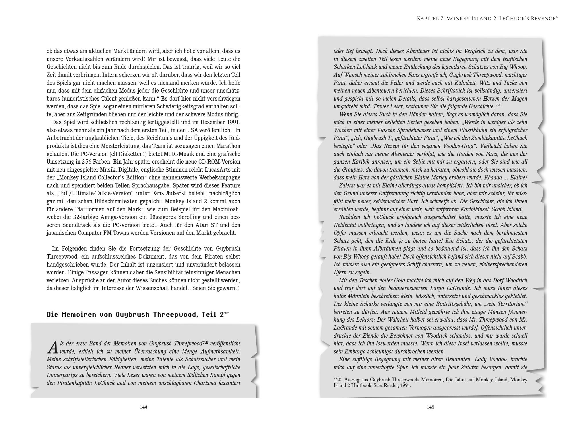 Beispielinhalt (Bild) Die Geheimnisse von Monkey Island