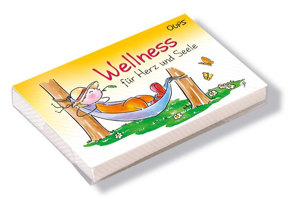 Vorderes Coverbild Oups Kärtchenbox - Wellness für Herz und Seele
