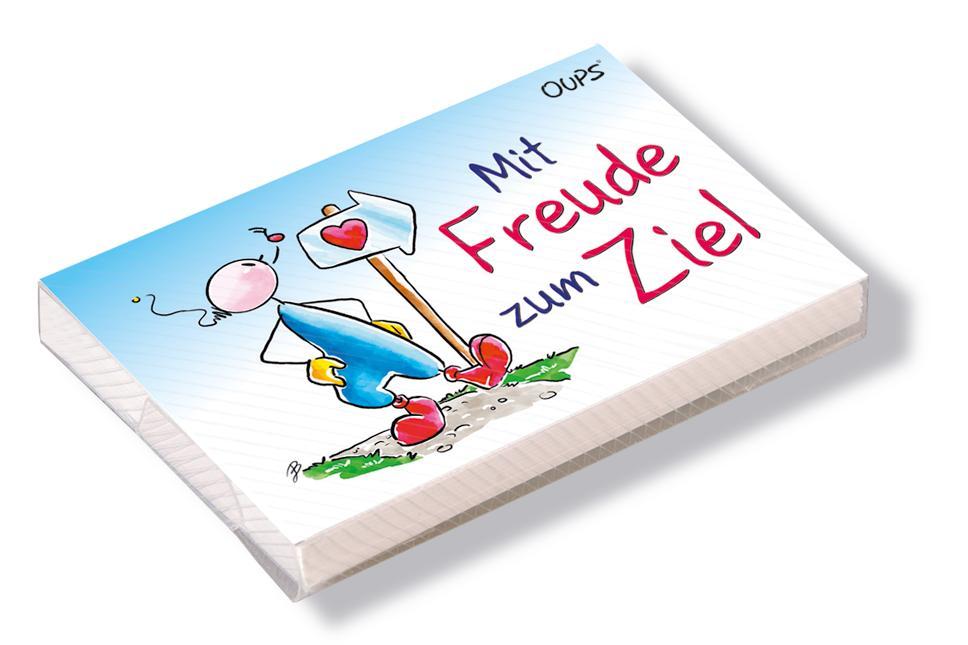 Vorderes Coverbild Oups Kärtchenbox - Mit Freude zum Ziel
