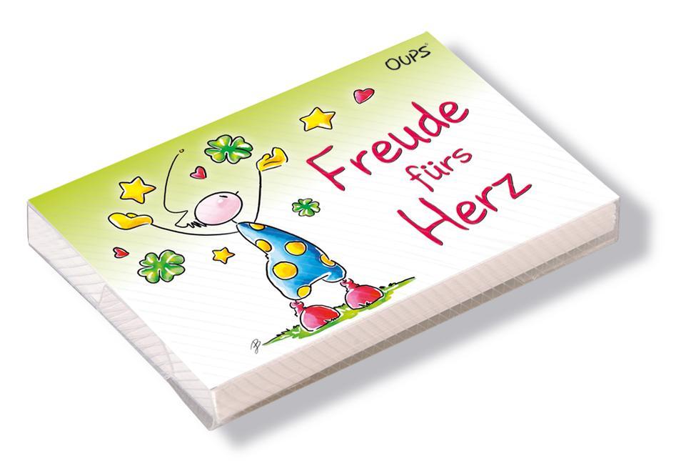 Vorderes Coverbild Oups Kärtchenbox - Freude fürs Herz