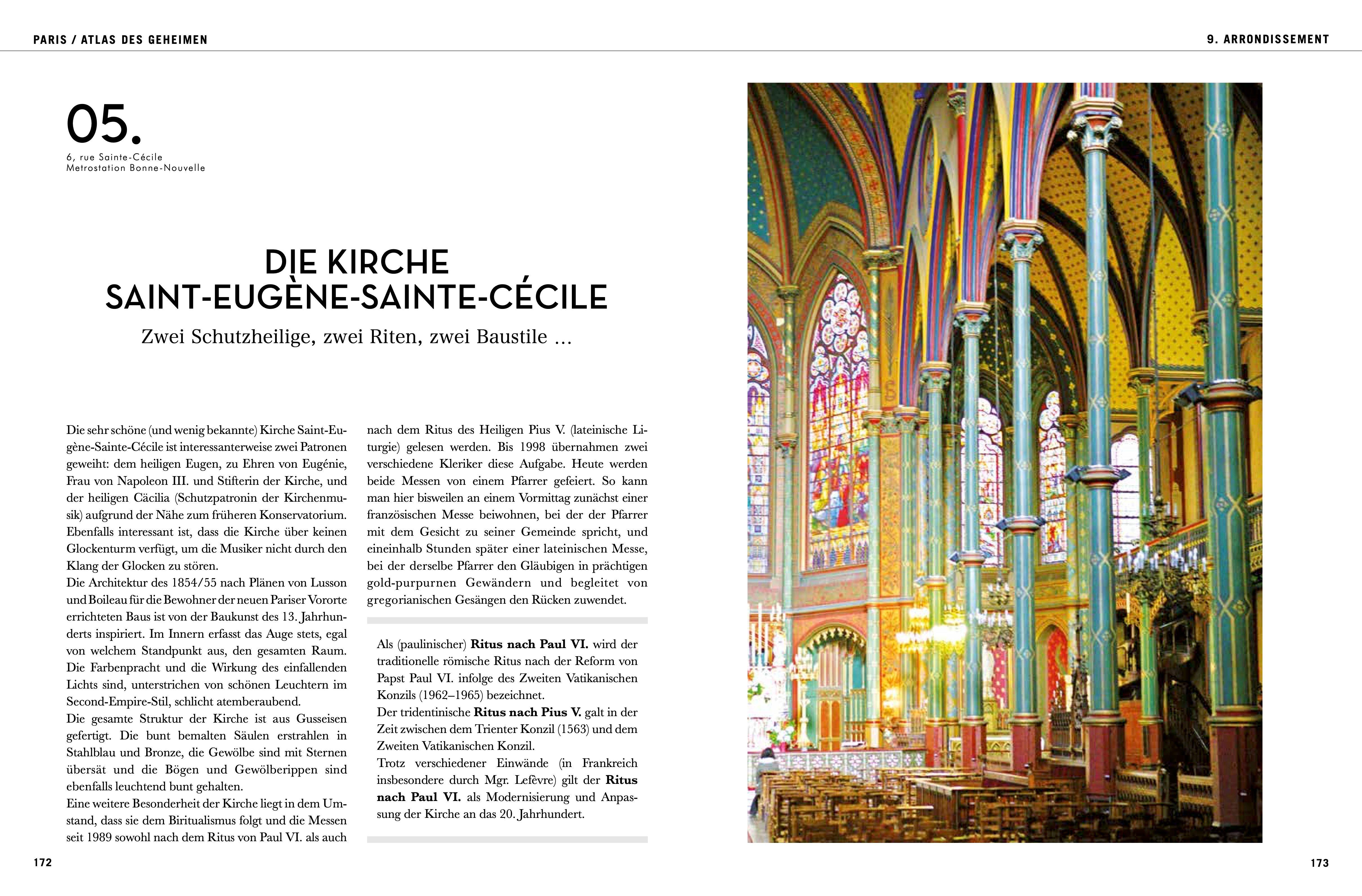 Beispielinhalt (Bild) Paris - Atlas des Geheimen