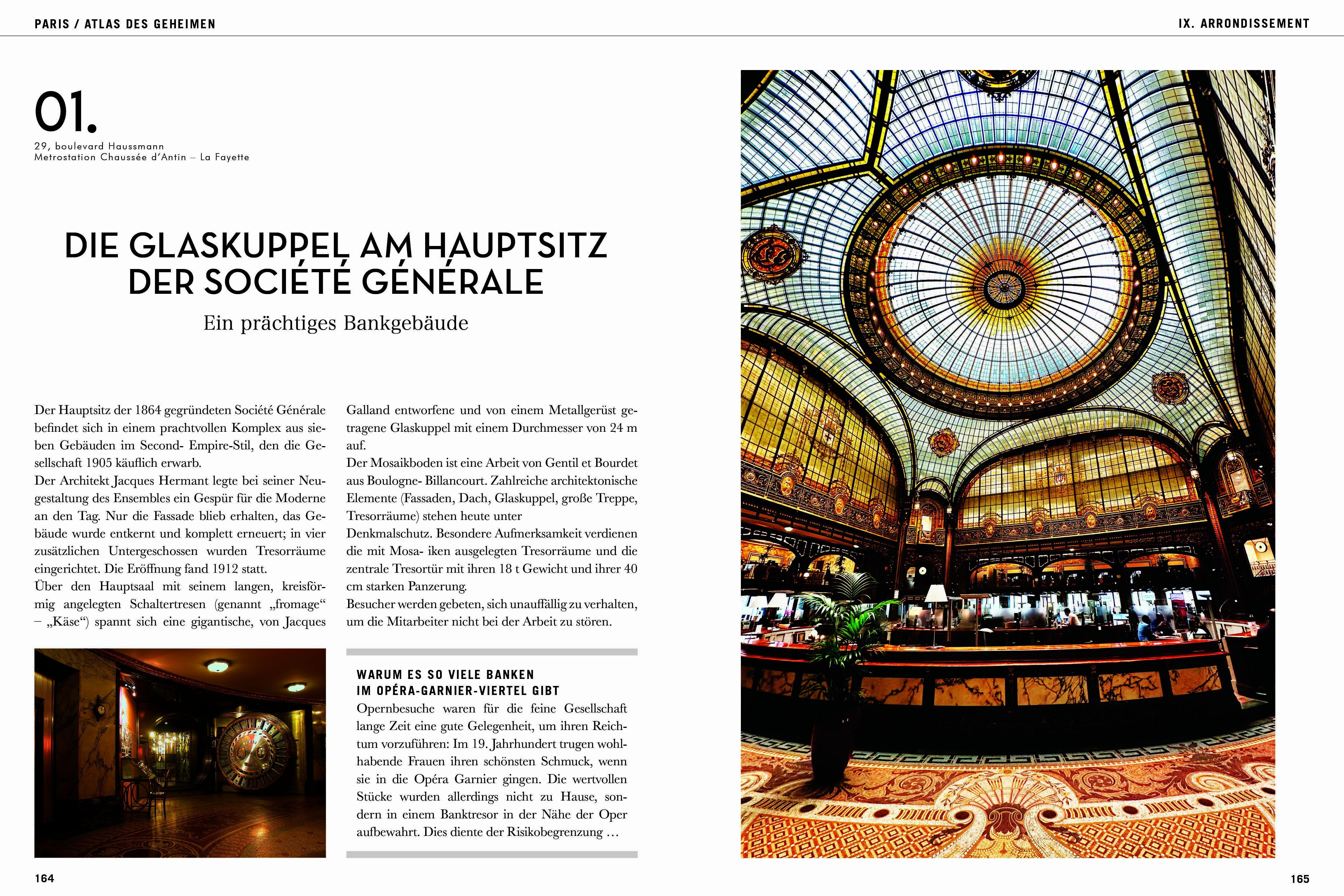 Beispielinhalt (Bild) Paris - Atlas des Geheimen