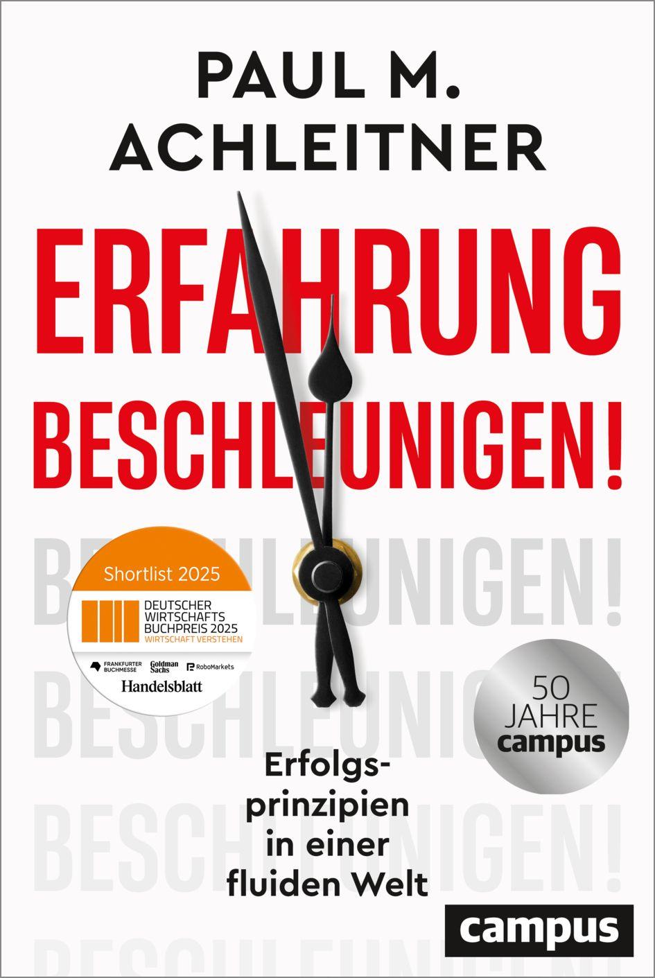Vorderes Coverbild Erfahrung beschleunigen!