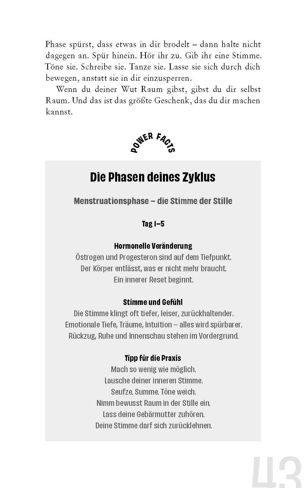 Beispielinhalt (Bild) Vulva Voice. Starke Stimme. Starke Frau