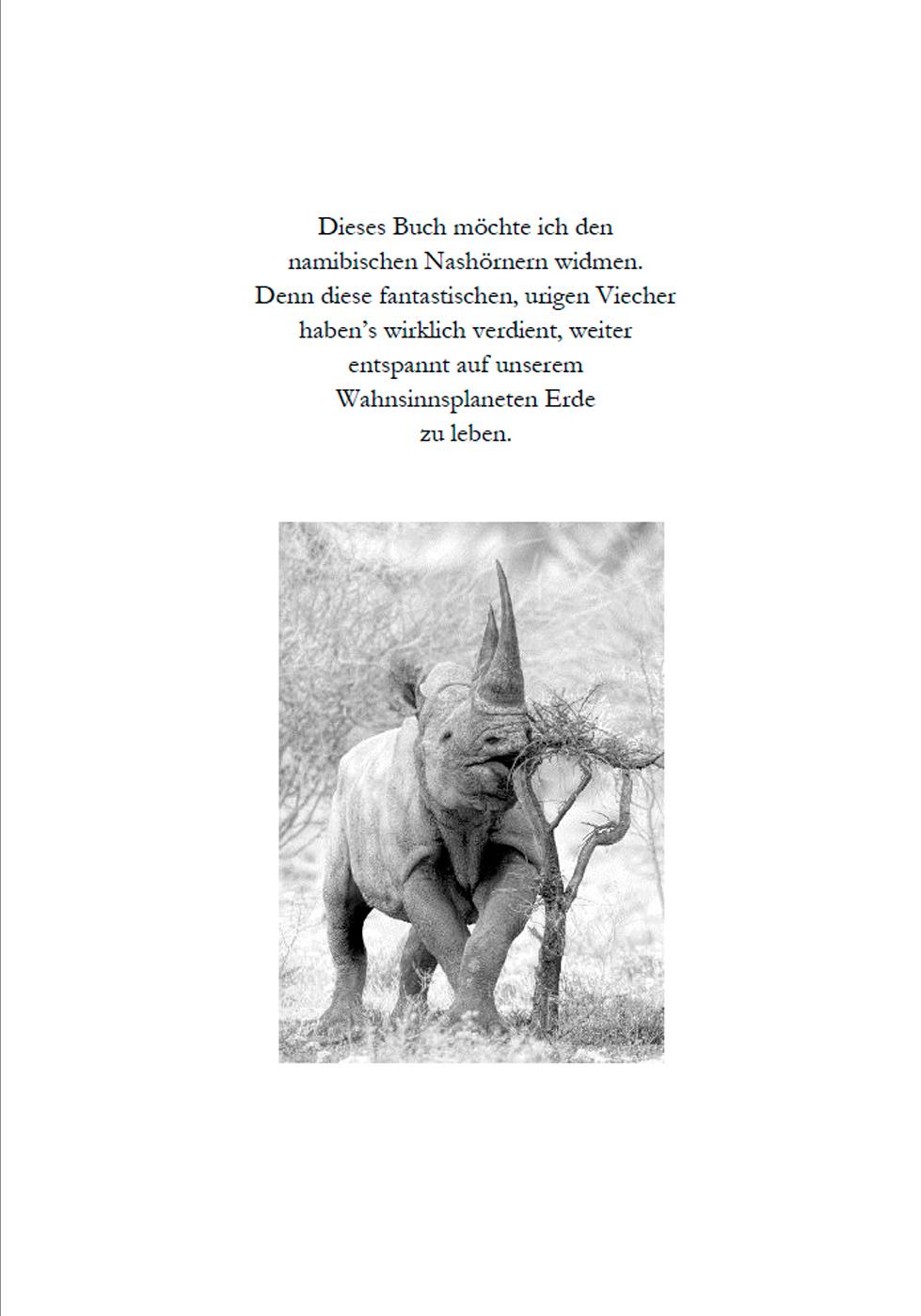 Beispielinhalt (Bild) Nashorn Nirwana