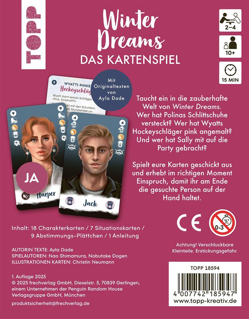 Beispielinhalt (Bild) Winter Dreams - Das romantische Kartenspiel um die eine richtige Person
